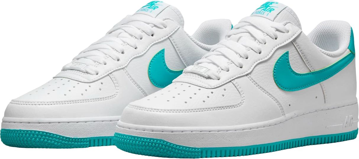 Кеди жіночі Nike Air Force 1 07 NN DV3808-107 37.5 (6.5 US) біло-бірюзовіфото3