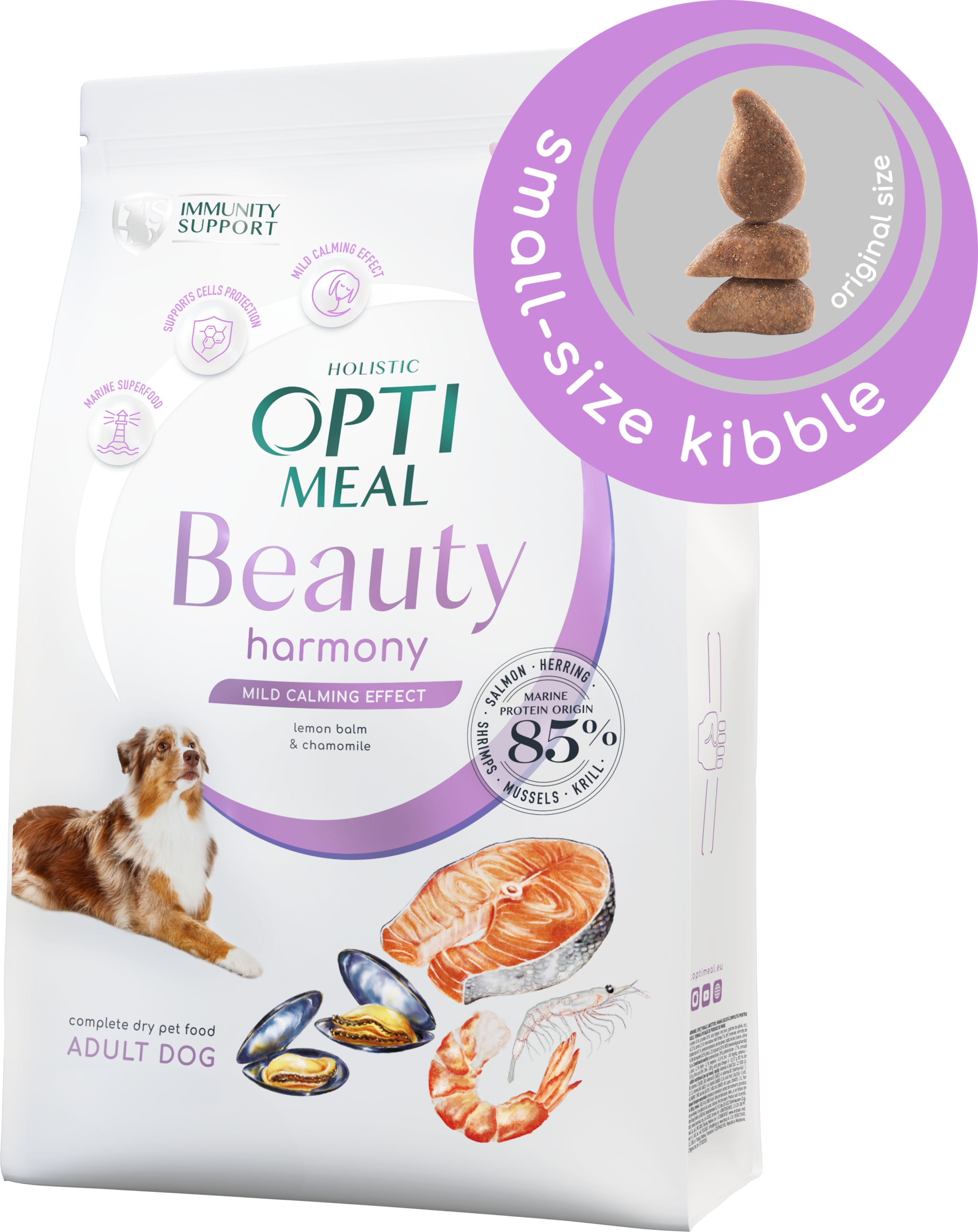 Сухий корм Optimeal Beauty Harmony для дорослих собак усіх порід з морепродуктами 1.5 кг (B1723001)фото2
