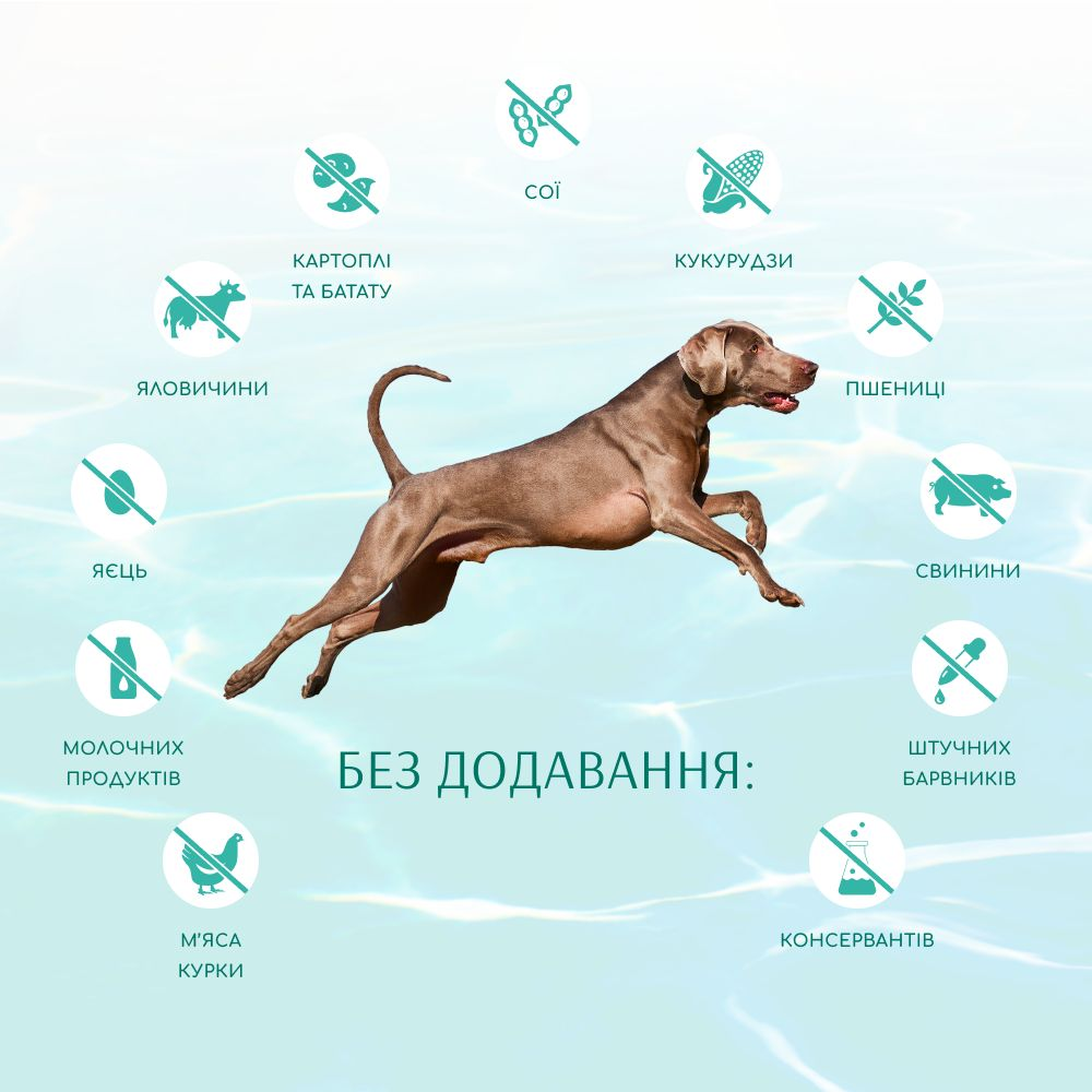 Сухий беззерновий корм Optimeal Beauty Fitness Healthy Weight & Joints для дорослих собак усіх порід з морепродуктами 10фото7