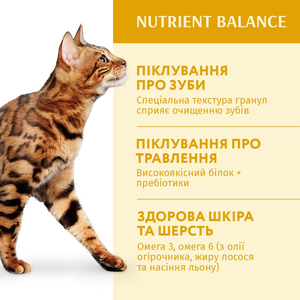 Сухий корм Optimeal для дорослих кішок з куркою 200г (B1890101)фото3