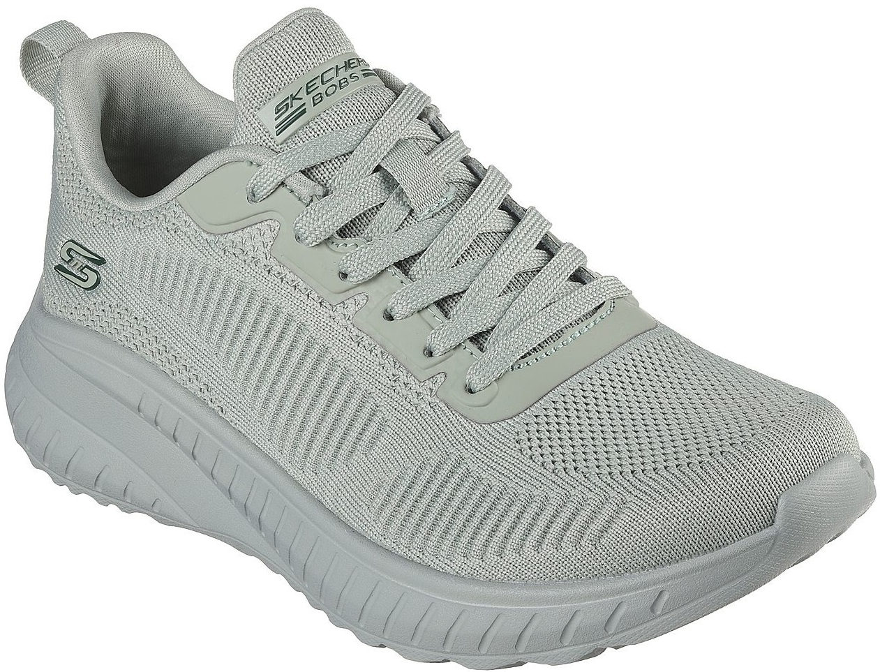 Кроссовки женские Skechers Bobs Sport Squad Chaos - Face Off 117209 SAGE 38 (8 US) серые фото 3