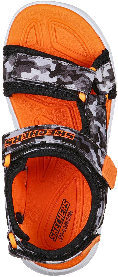 Сандалі для хлопчиків Skechers S Lights: Hypno-Splash - Sun Breaks 400077N BGOR 26 (10 US) сіріфото