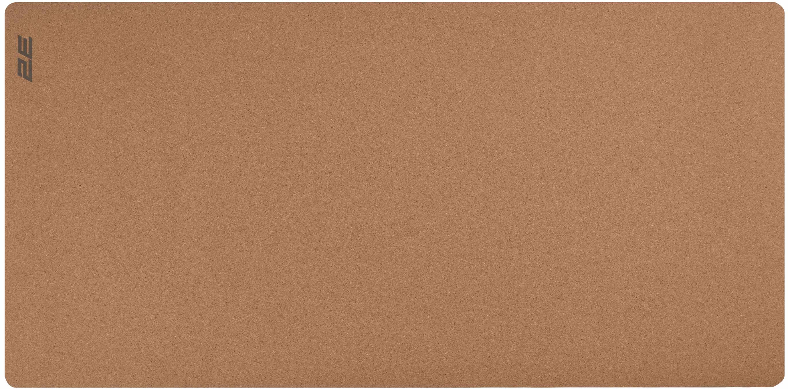 Килимок для миші 2E CORK L Brown (800х400х2мм) (2E-PAD-L-CORK)фото