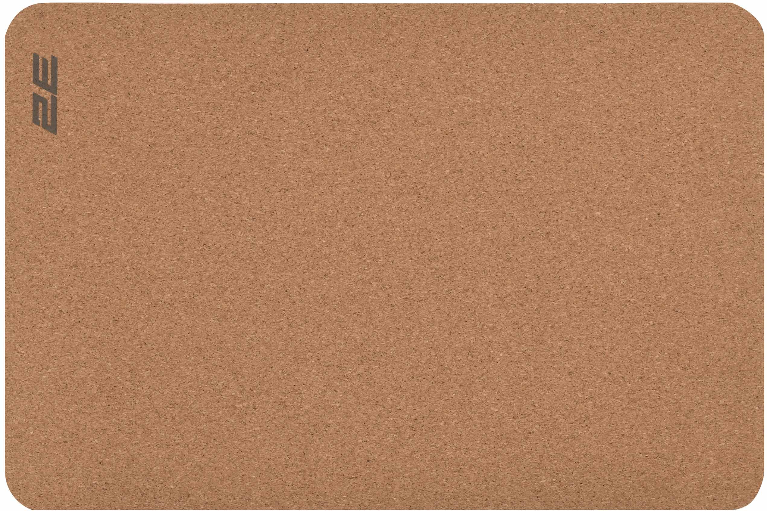 Килимок для миші 2E CORK S Brown (300х200х2мм) (2E-PAD-S-CORK)фото