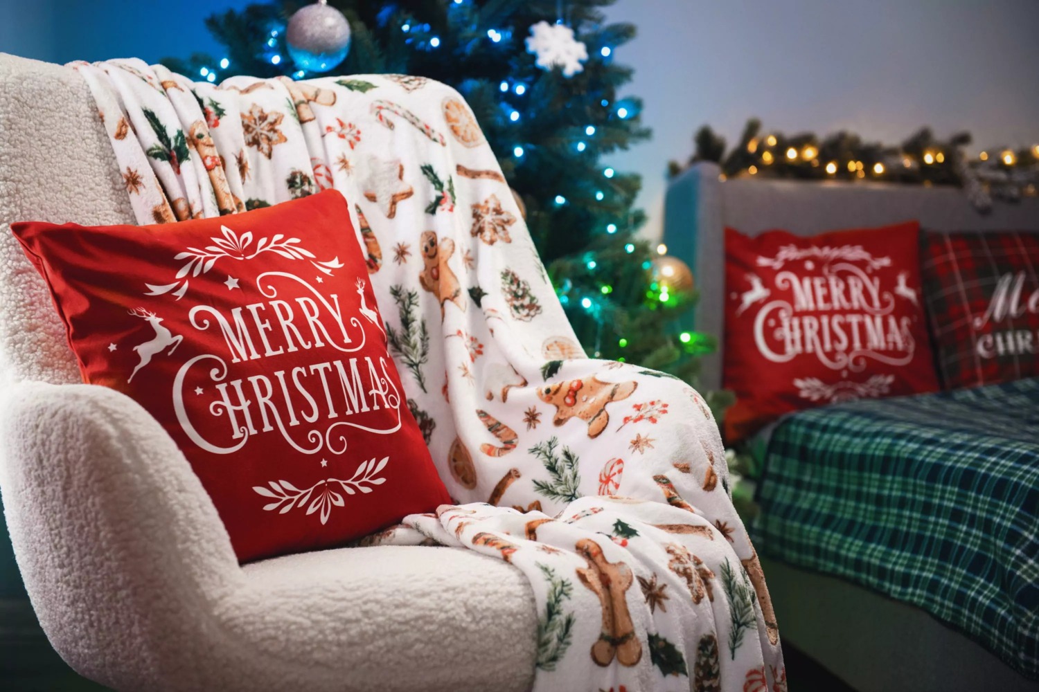 Плед ARDESTO Flannel 160х200см, пряники имбирные (ART0118PB) фото