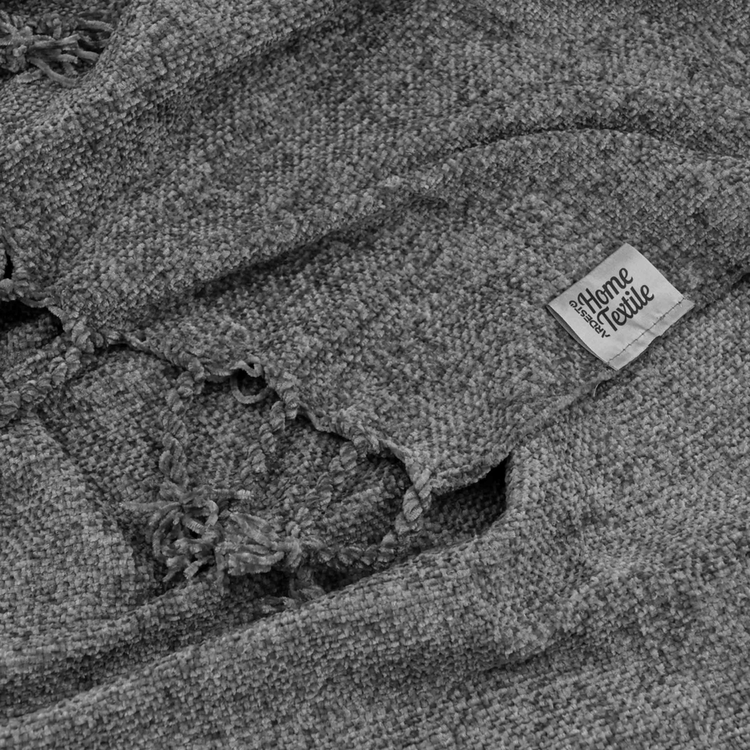 Плед ARDESTO Chenille 140х190см серый (ART0203CH) фото