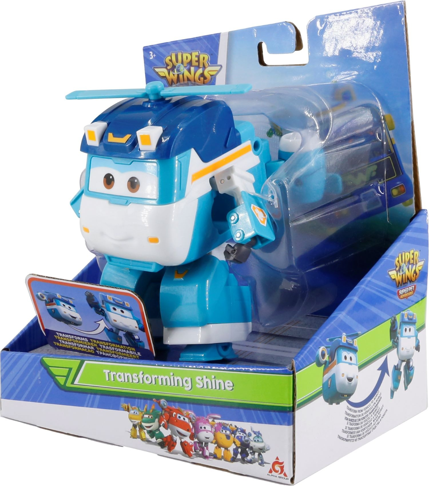 Игровая фигурка-трансформер Super Wings Transforming Шайн (Shine) (EU770239) фото 4