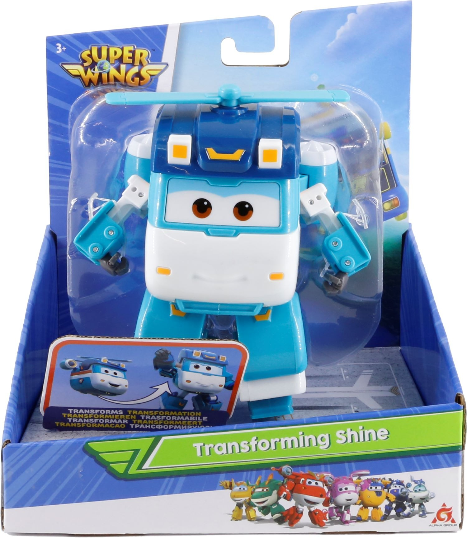 Игровая фигурка-трансформер Super Wings Transforming Шайн (Shine) (EU770239) фото 3