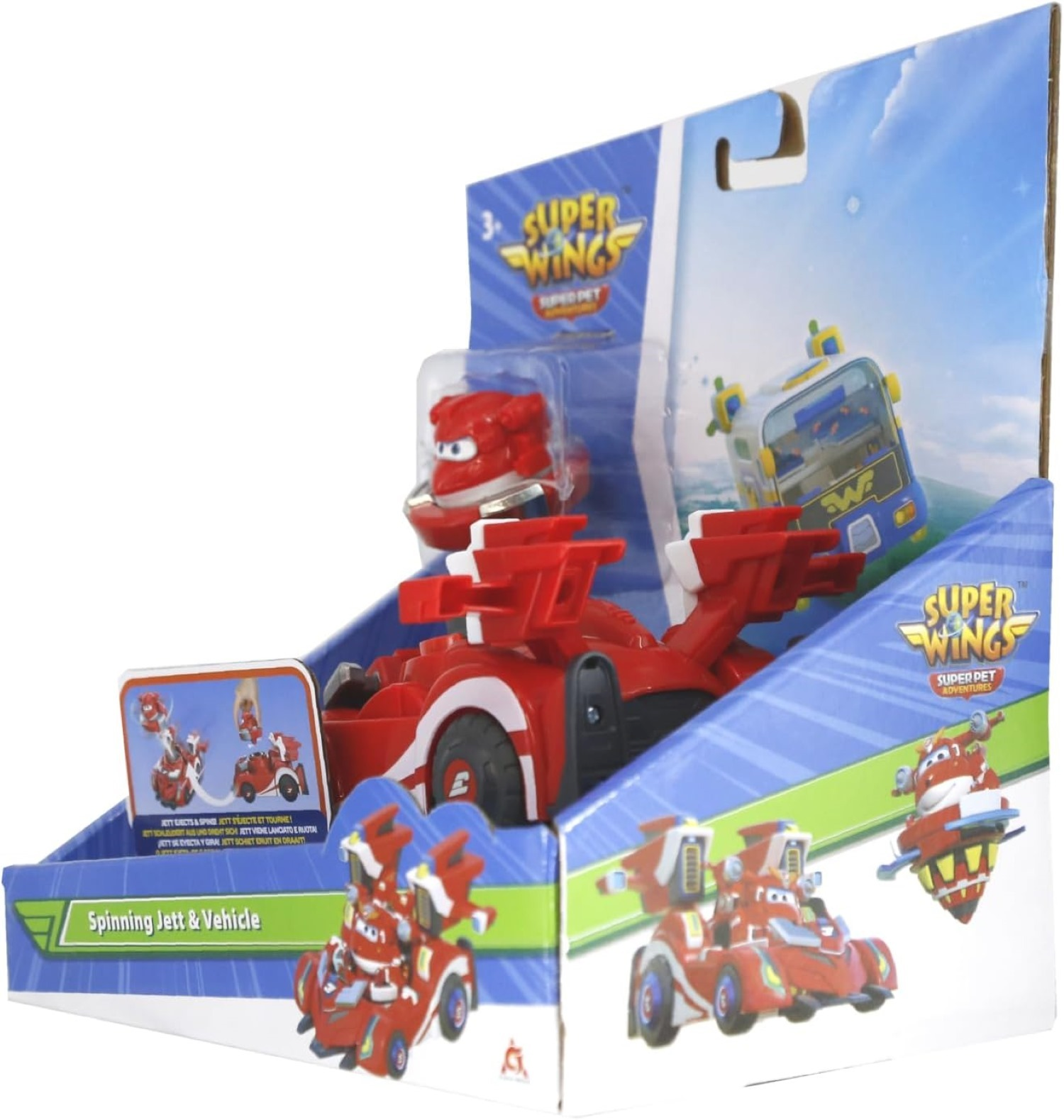 Ігровий набір Super Wings Spinning Vehicle Джетт (Jett) (EU770310)фото2