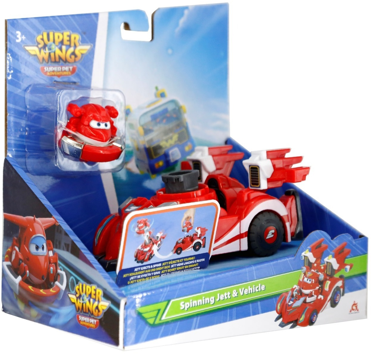 Ігровий набір Super Wings Spinning Vehicle Джетт (Jett) (EU770310)фото4