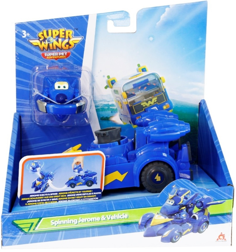 Игровой набор Super Wings Spinning Vehicle Джером (Jerome) (EU770330) фото 2