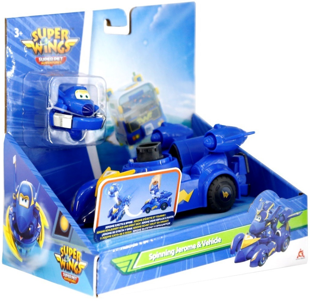 Игровой набор Super Wings Spinning Vehicle Джером (Jerome) (EU770330) фото 3