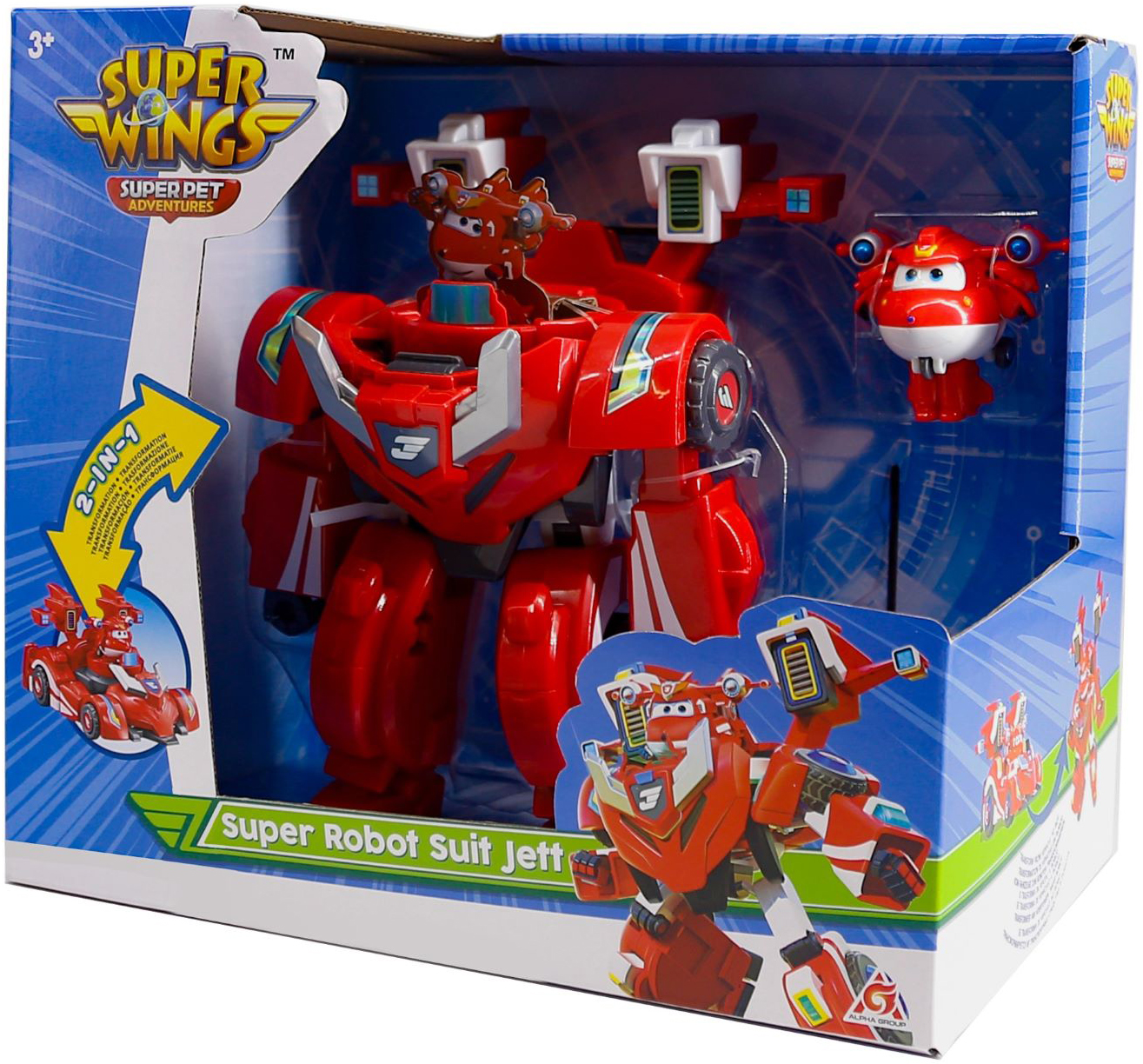 Игровой набор Super Wings Super Robot Suit Джетт(Jett) (EU770351) фото 2