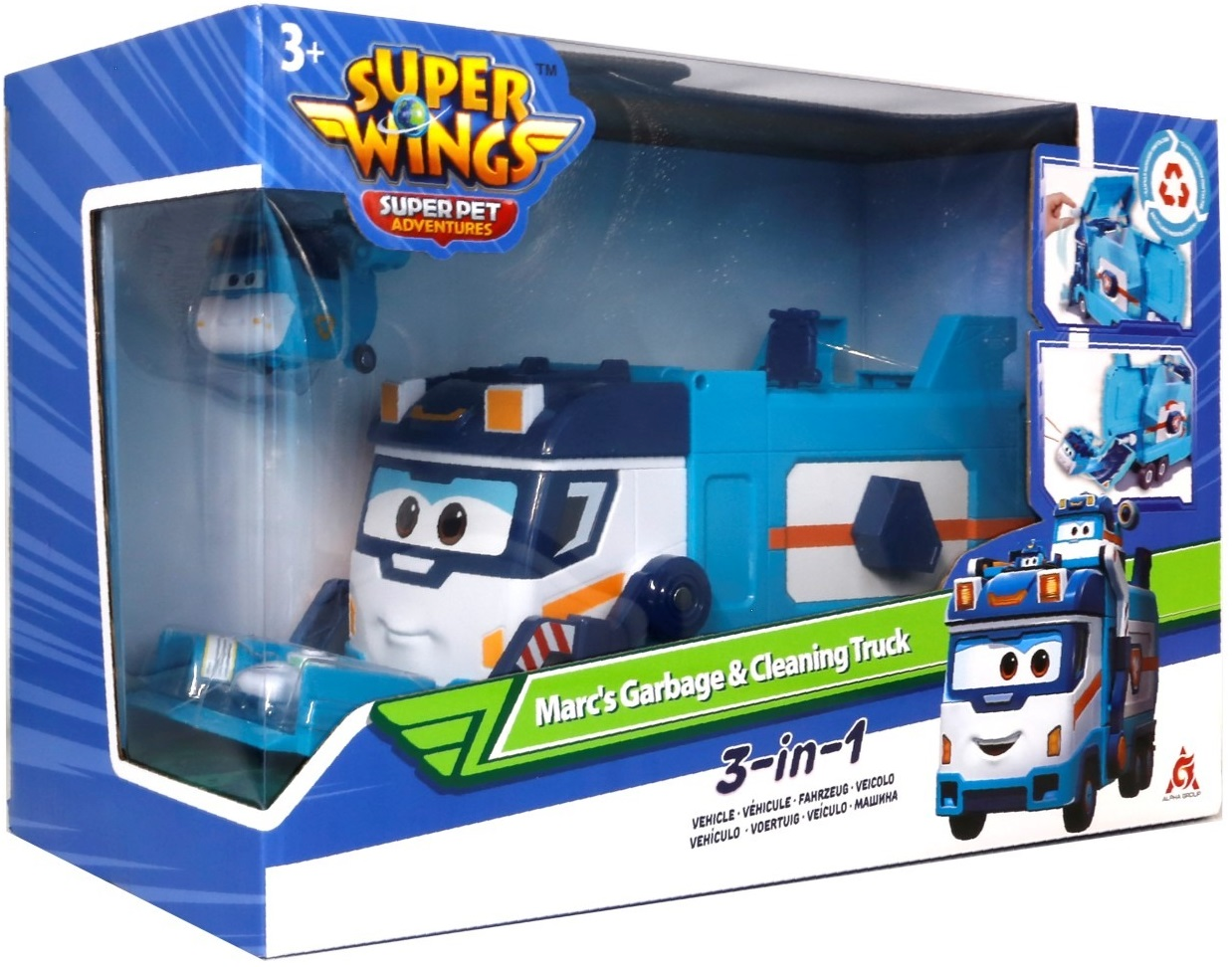 Игровой набор Super Wings Грузовка Марка для мусора и уборка (EU770854) фото 2