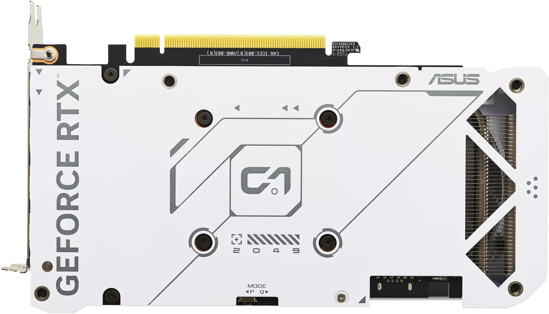 Видеокарта ASUS GeForce RTX 4070 SUPER OC 12GB GDDR6X EVO DUAL белая (90YV0KC8-M0NA00)фото10