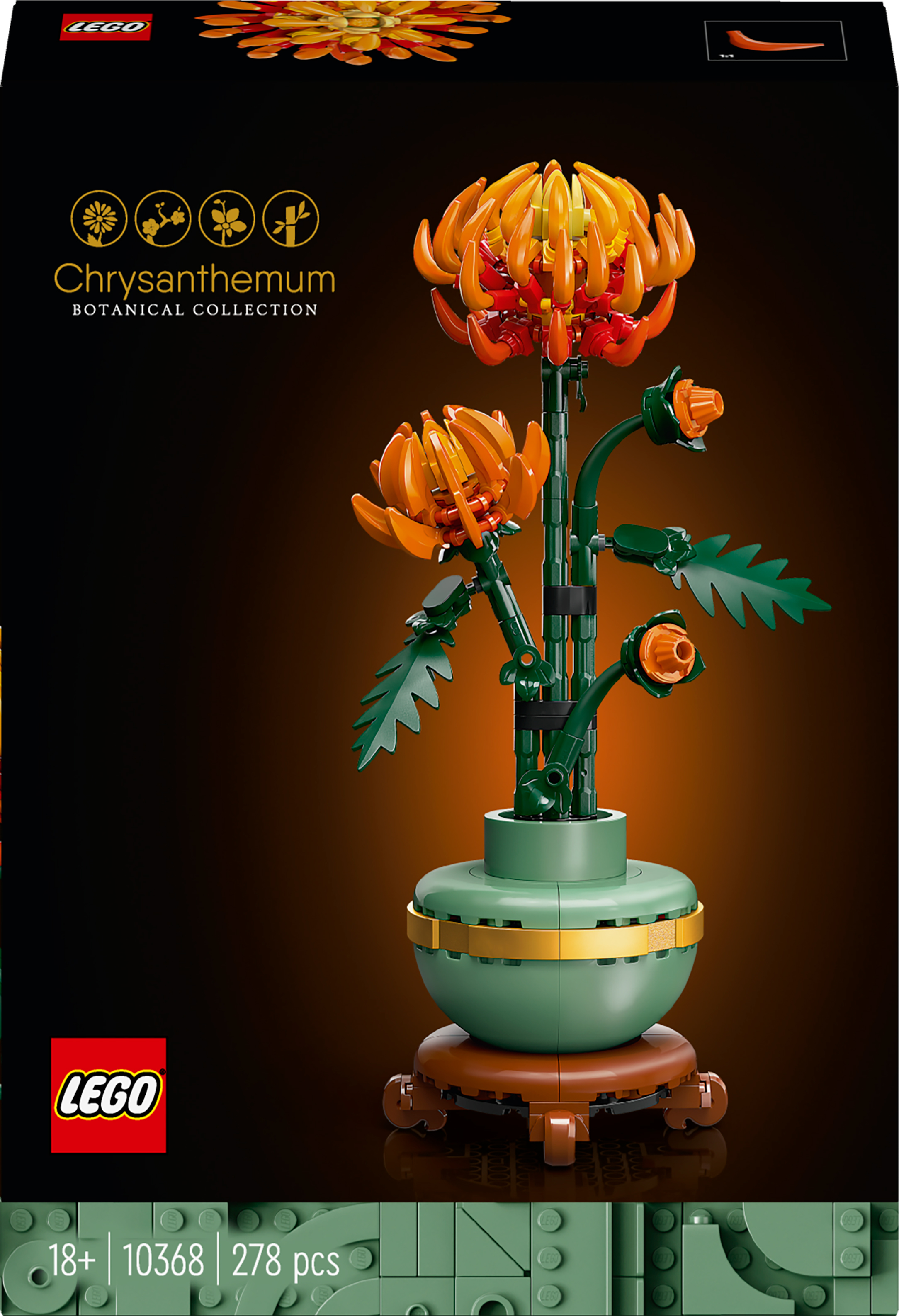 Конструктор LEGO 10368 Хризантема фото 2