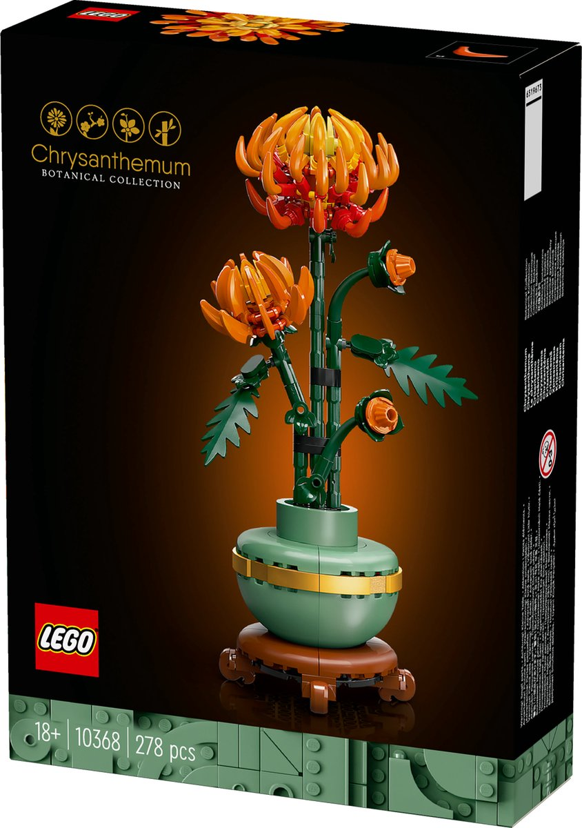 Конструктор LEGO 10368 Хризантема фото 3