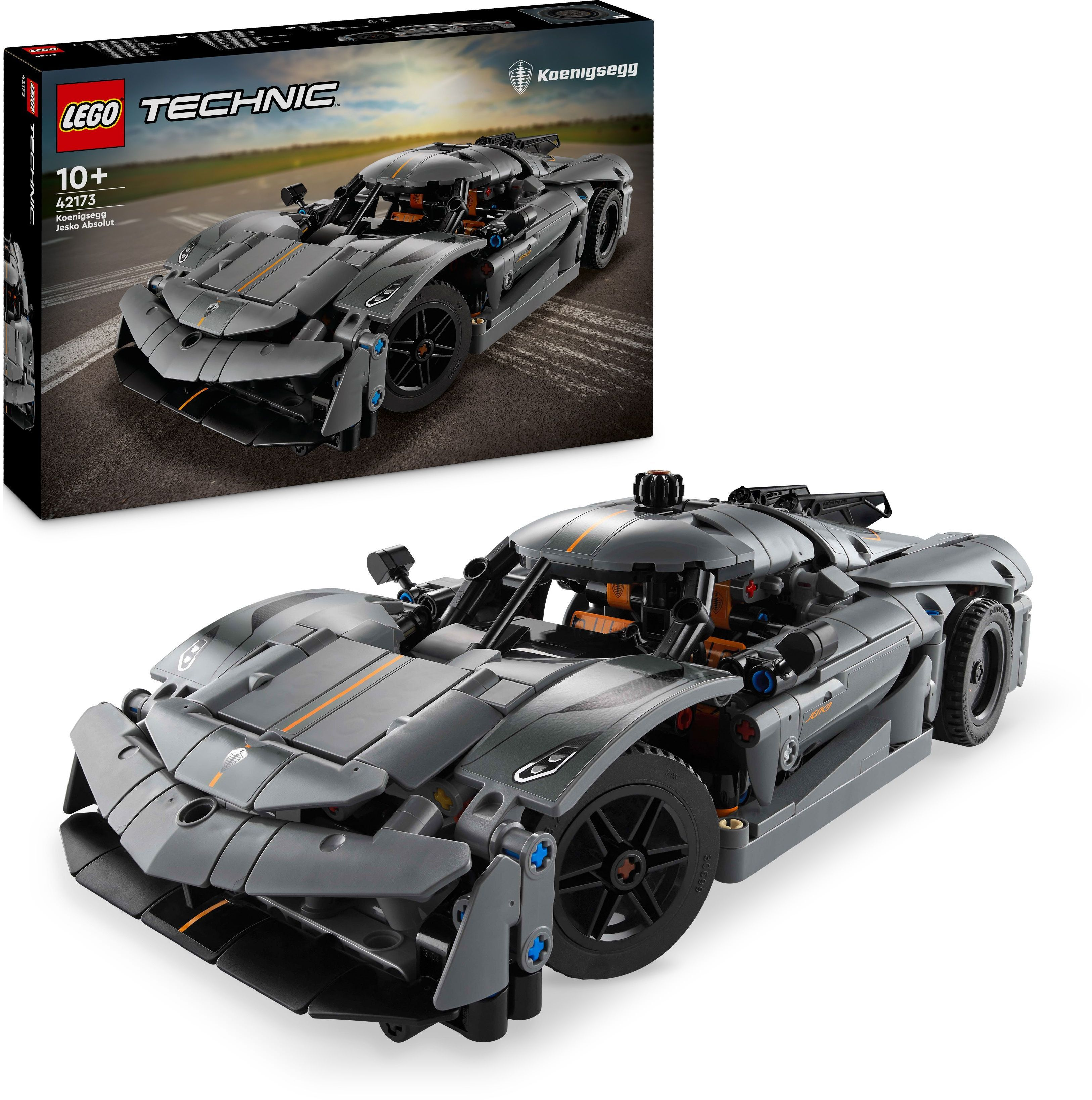 Конструктор LEGO 42173 Koenigsegg Jesko Absolut сірий гіперкарфото11