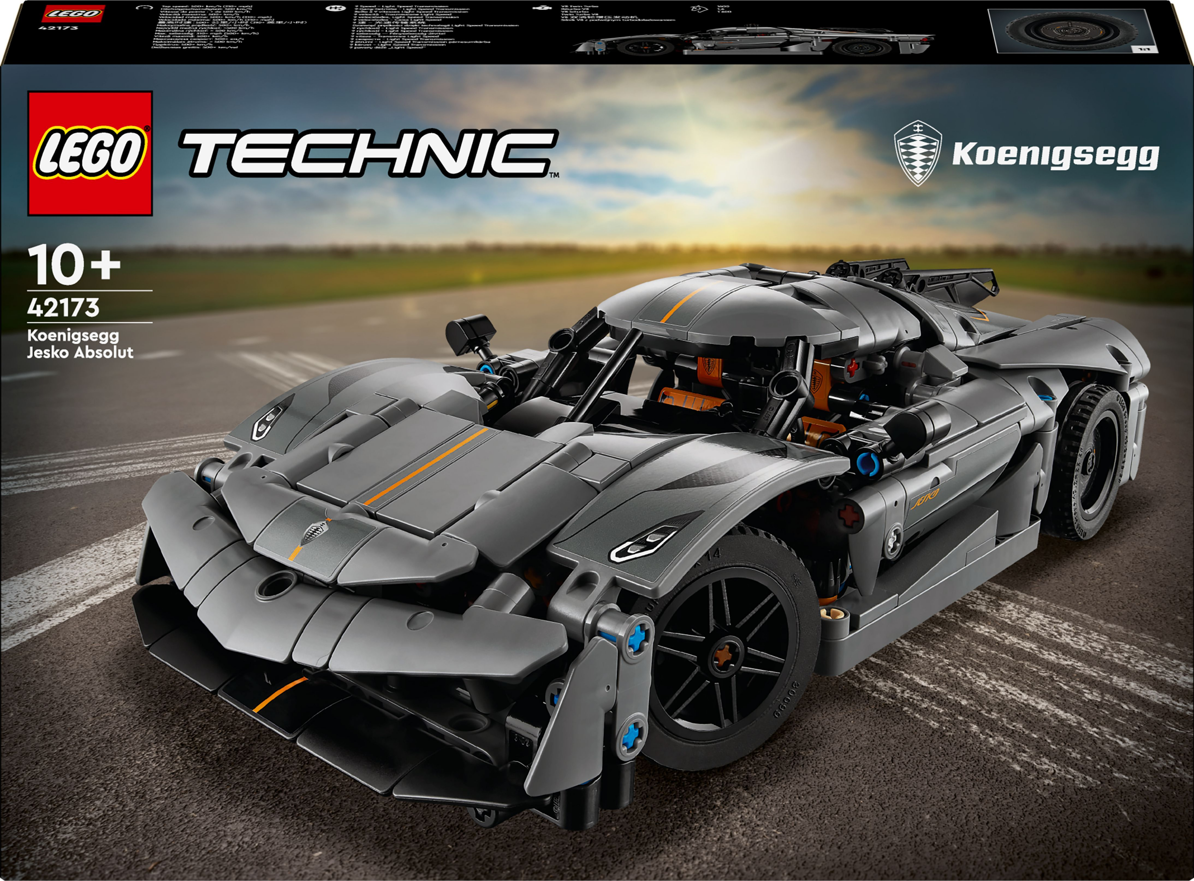 Конструктор LEGO 42173 Koenigsegg Jesko Absolut сірий гіперкарфото2