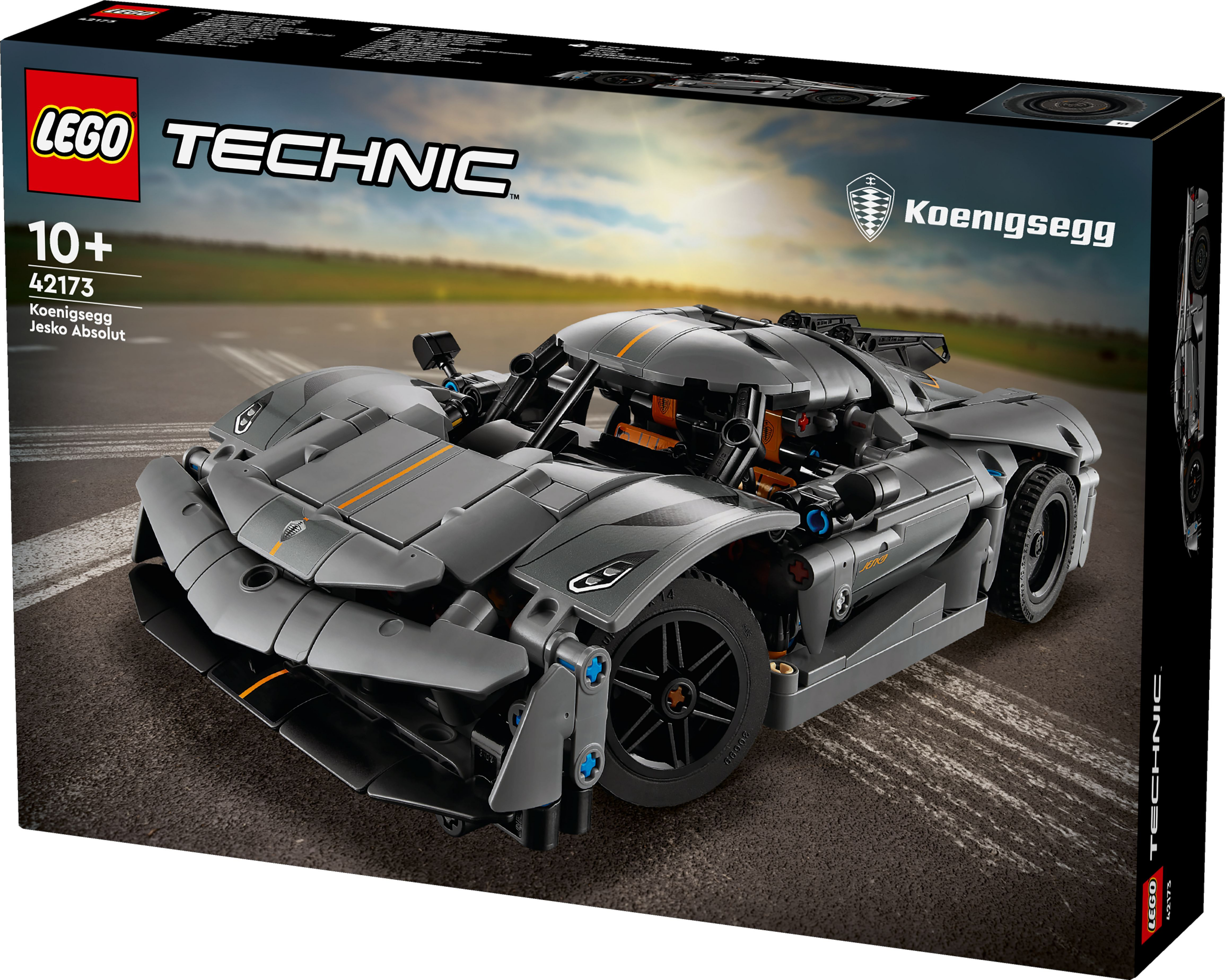 Конструктор LEGO 42173 Koenigsegg Jesko Absolut сірий гіперкарфото3