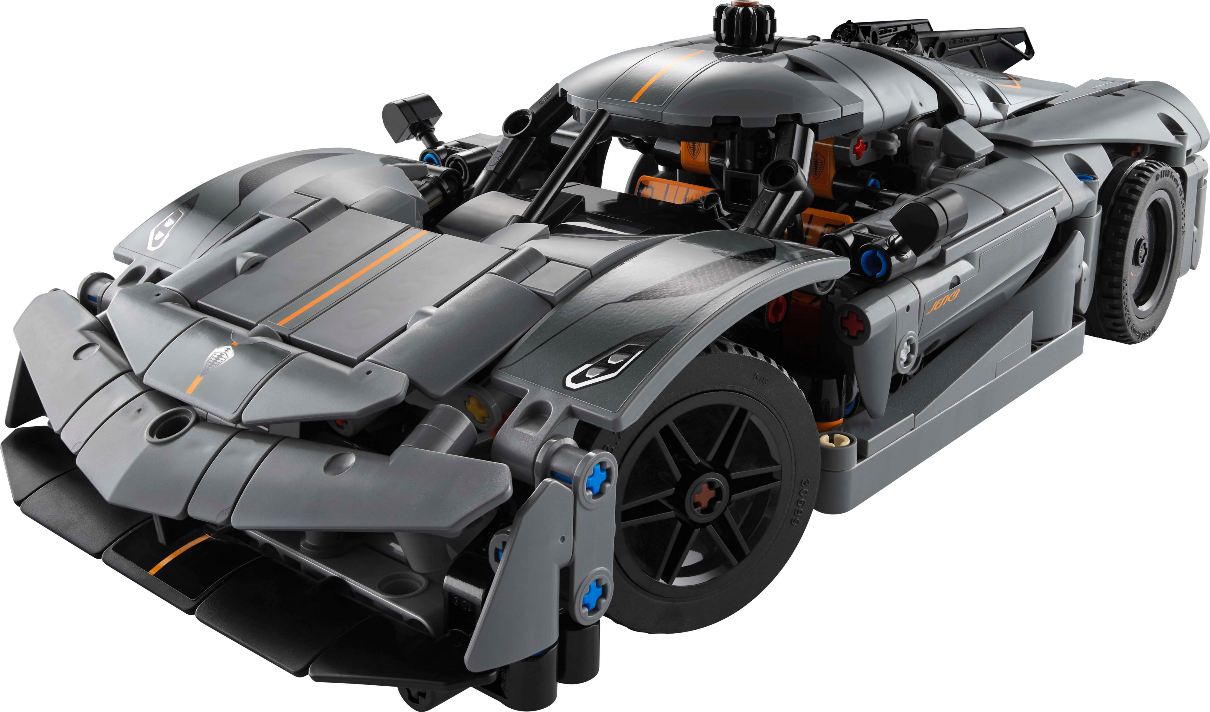 Конструктор LEGO 42173 Koenigsegg Jesko Absolut сірий гіперкарфото6