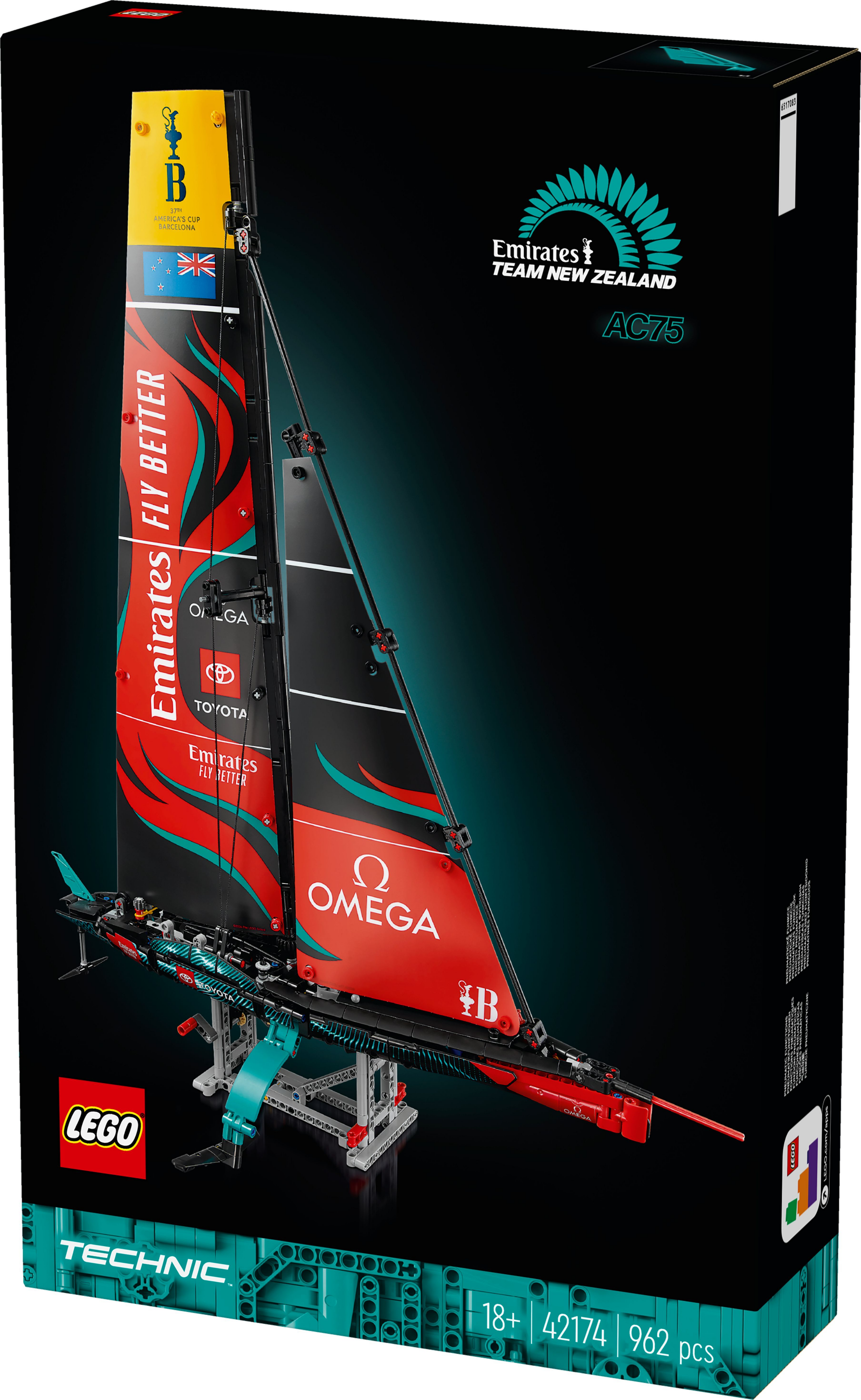 Конструктор LEGO 42174 Яхта Emirates Team New Zealand AC75фото3