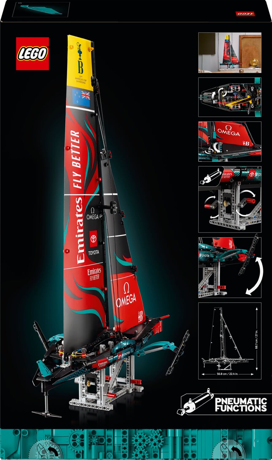 LEGO 42174 Яхта Emirates Team New Zealand AC75фото