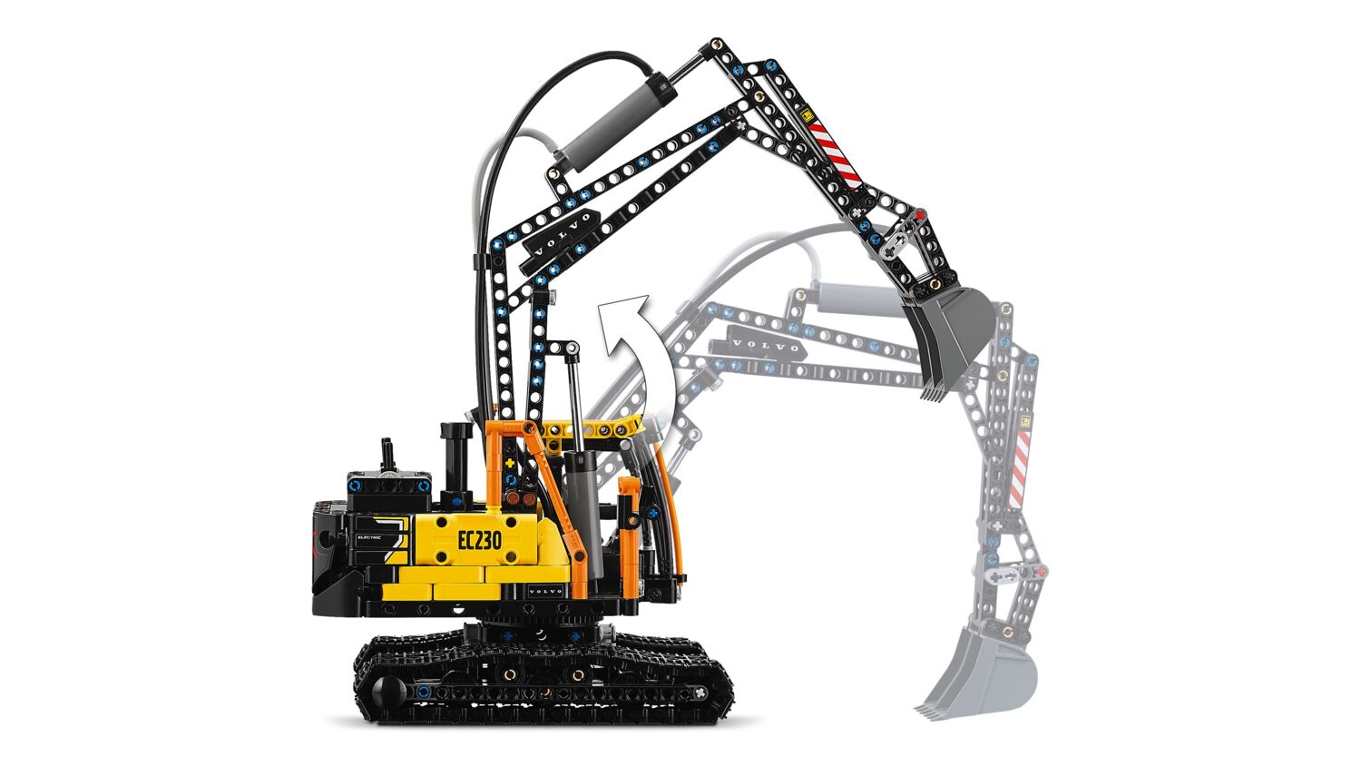 LEGO 42175 Вантажівка Volvo FMX і Електричний екскаватор EC230фото