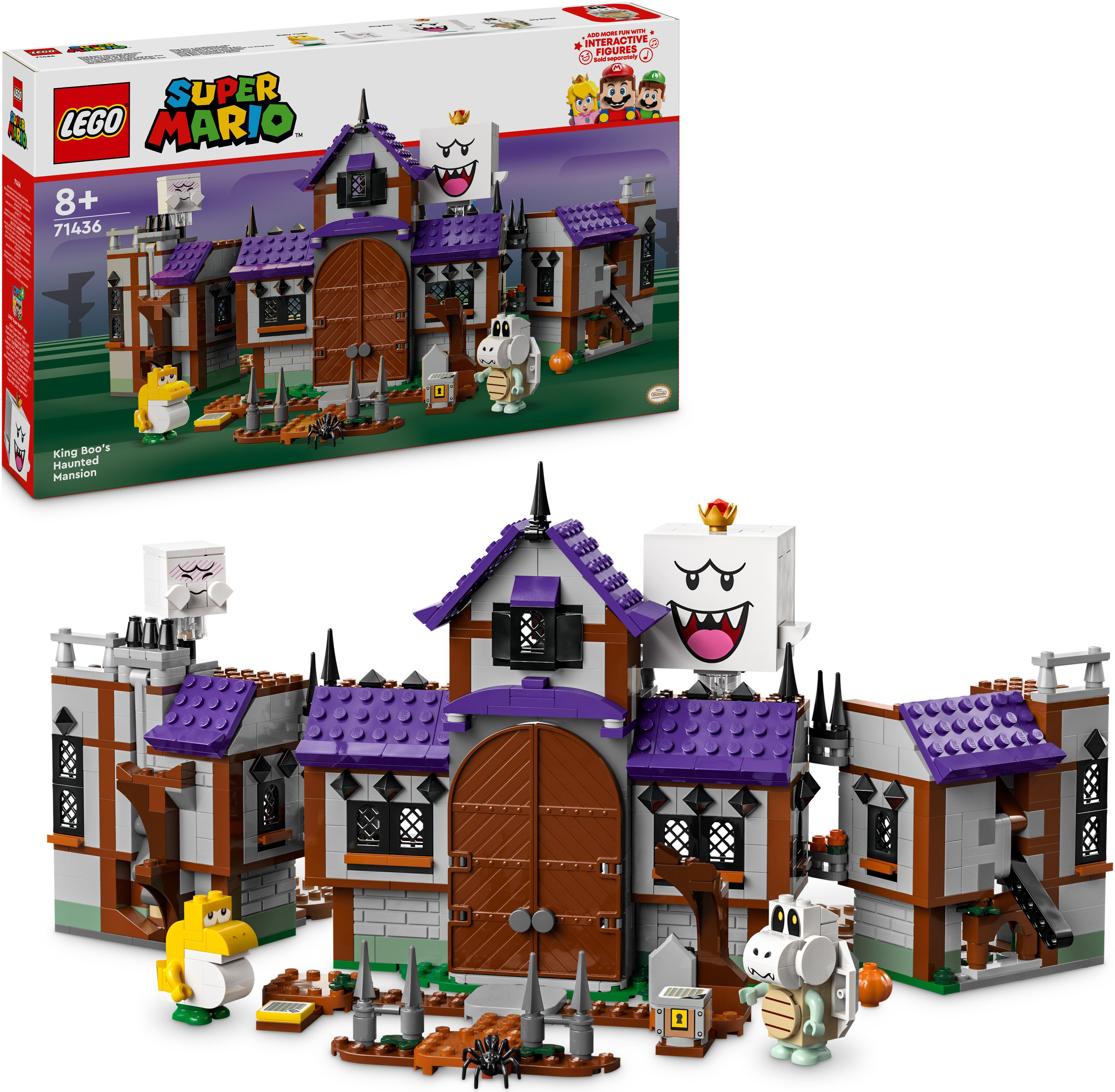 Конструктор LEGO 71436 Усадьба с привидениями Бу-короля фото 14