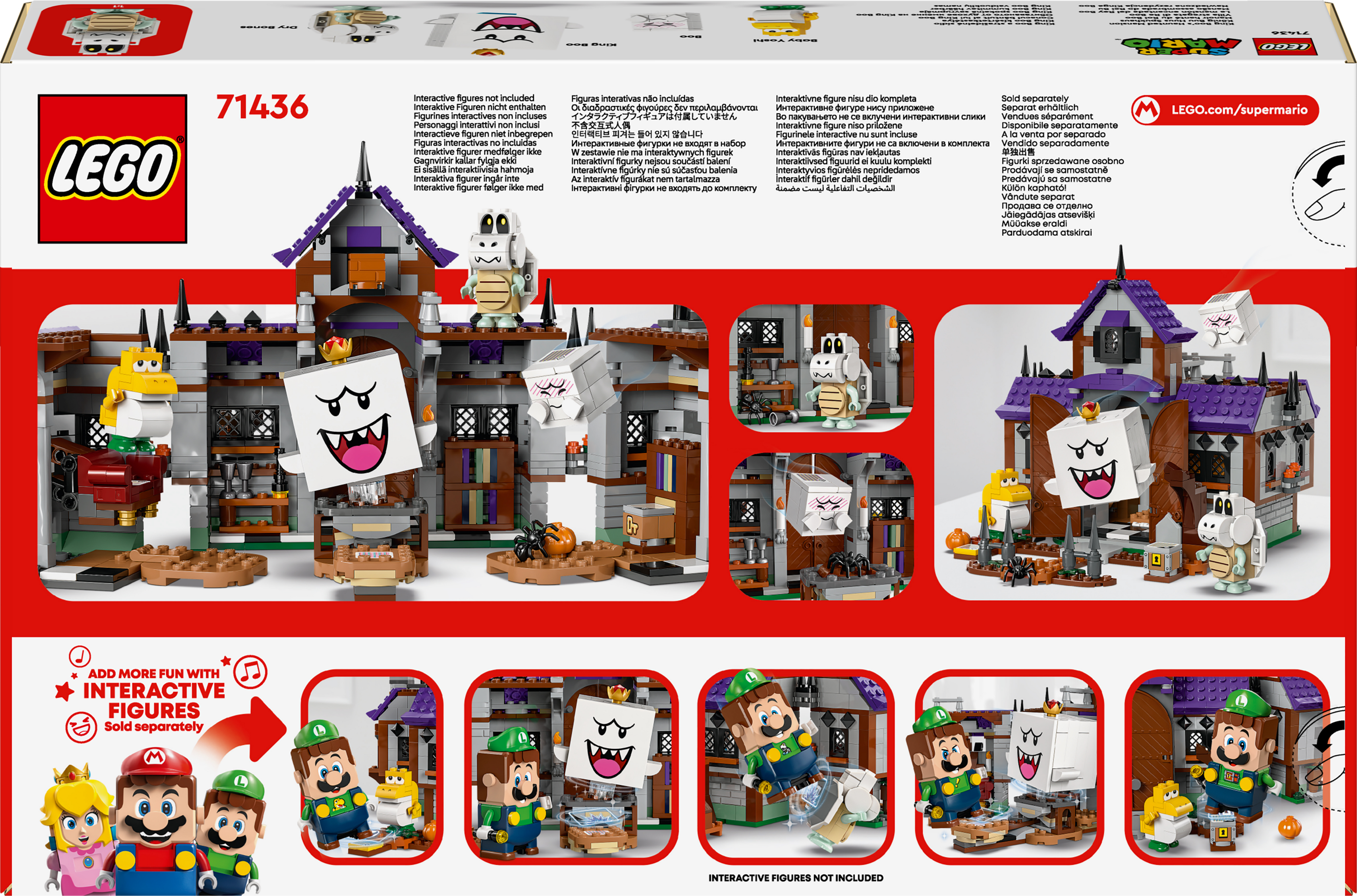 Конструктор LEGO 71436 Усадьба с привидениями Бу-короля фото 4