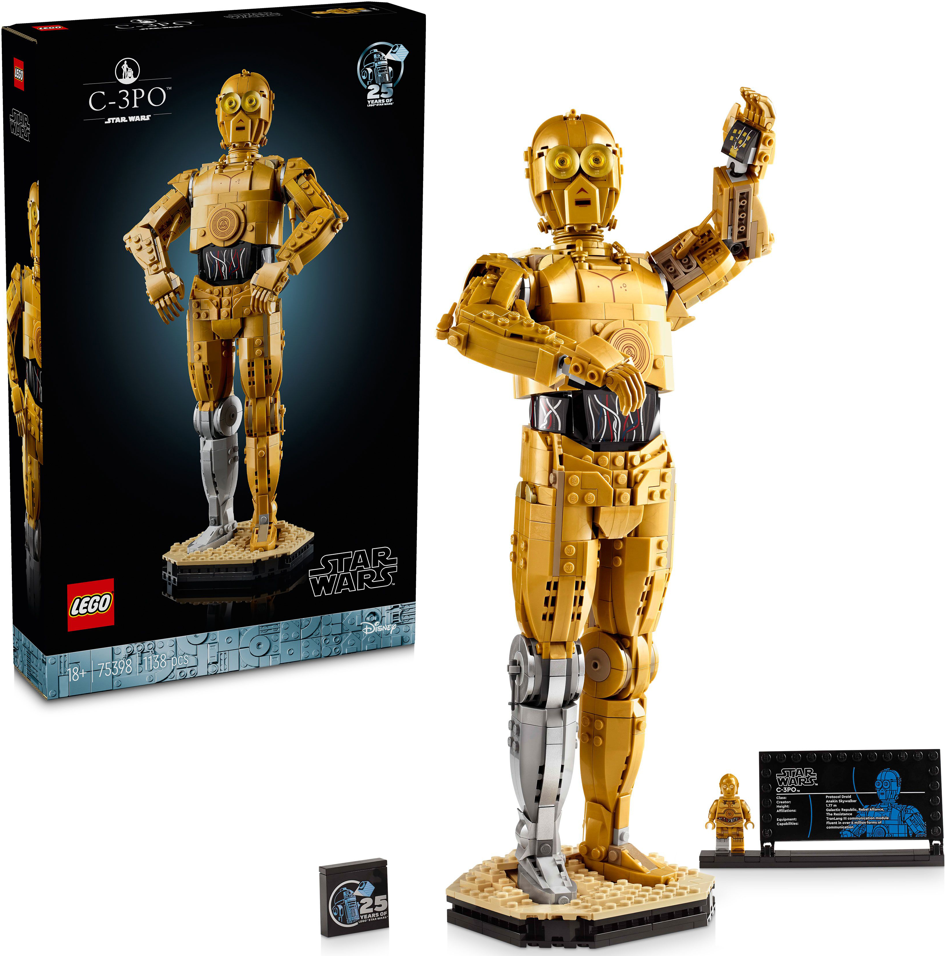 Конструктор LEGO 75398 Star Wars C-3PO фото 13