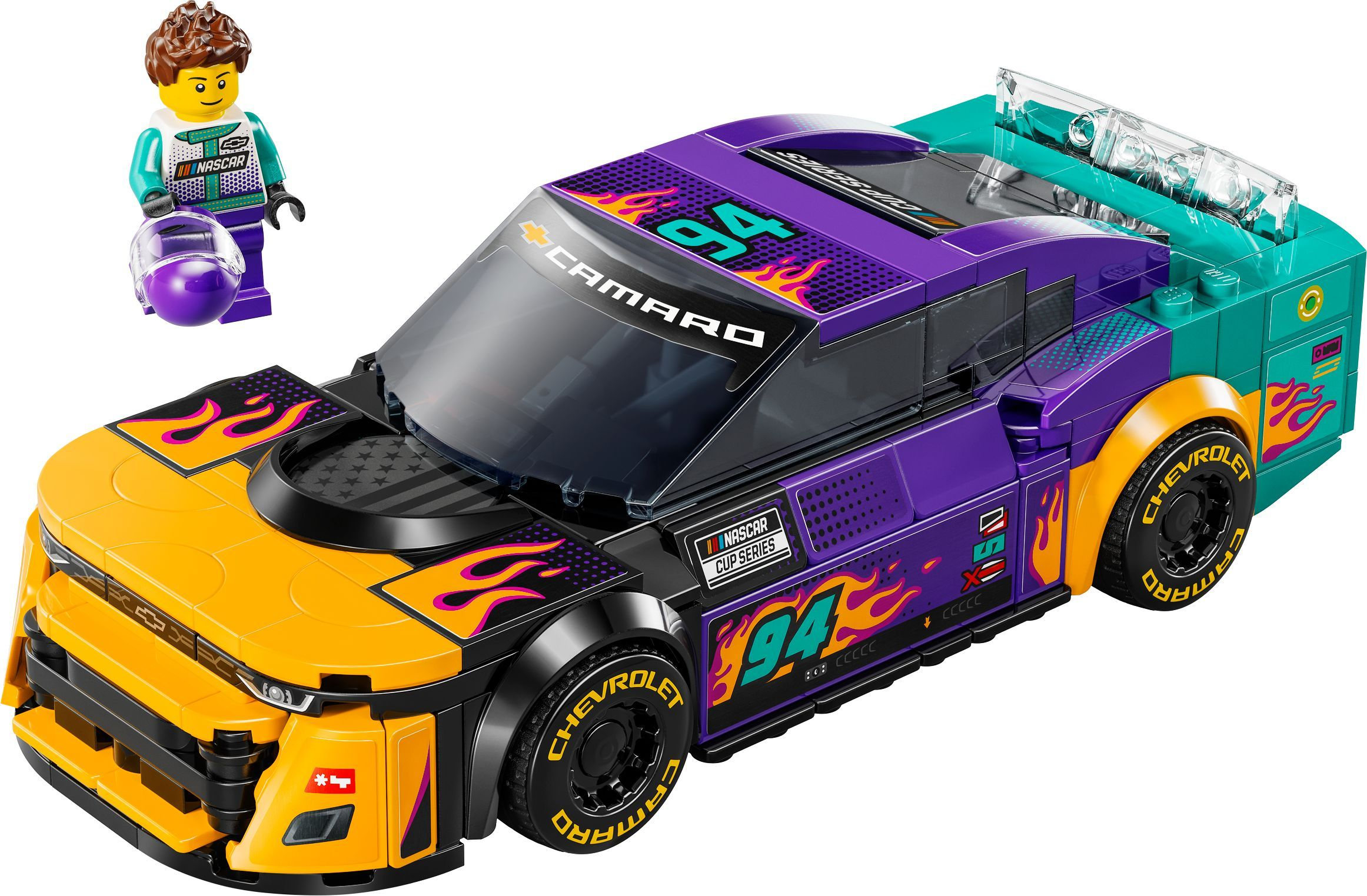 Конструктор LEGO 76935 NASCAR Next Gen Chevrolet Camaro ZL1фото6