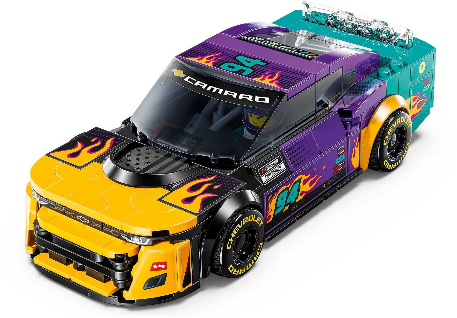 Конструктор LEGO 76935 NASCAR Next Gen Chevrolet Camaro ZL1 фото 5