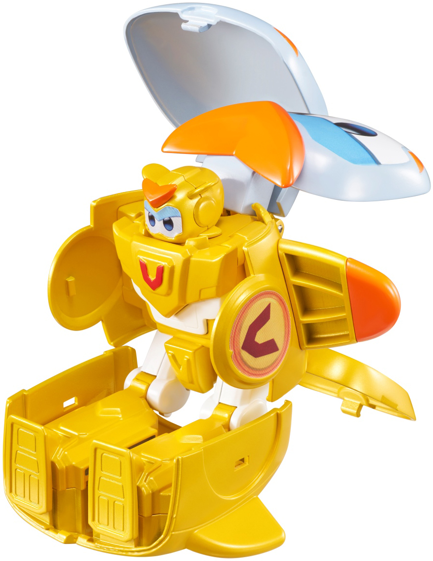 Ігрова фігурка-трансформер Super Wings Transforming Super Pet Золотий Хлопчик улюбленець (EU770644)фото5