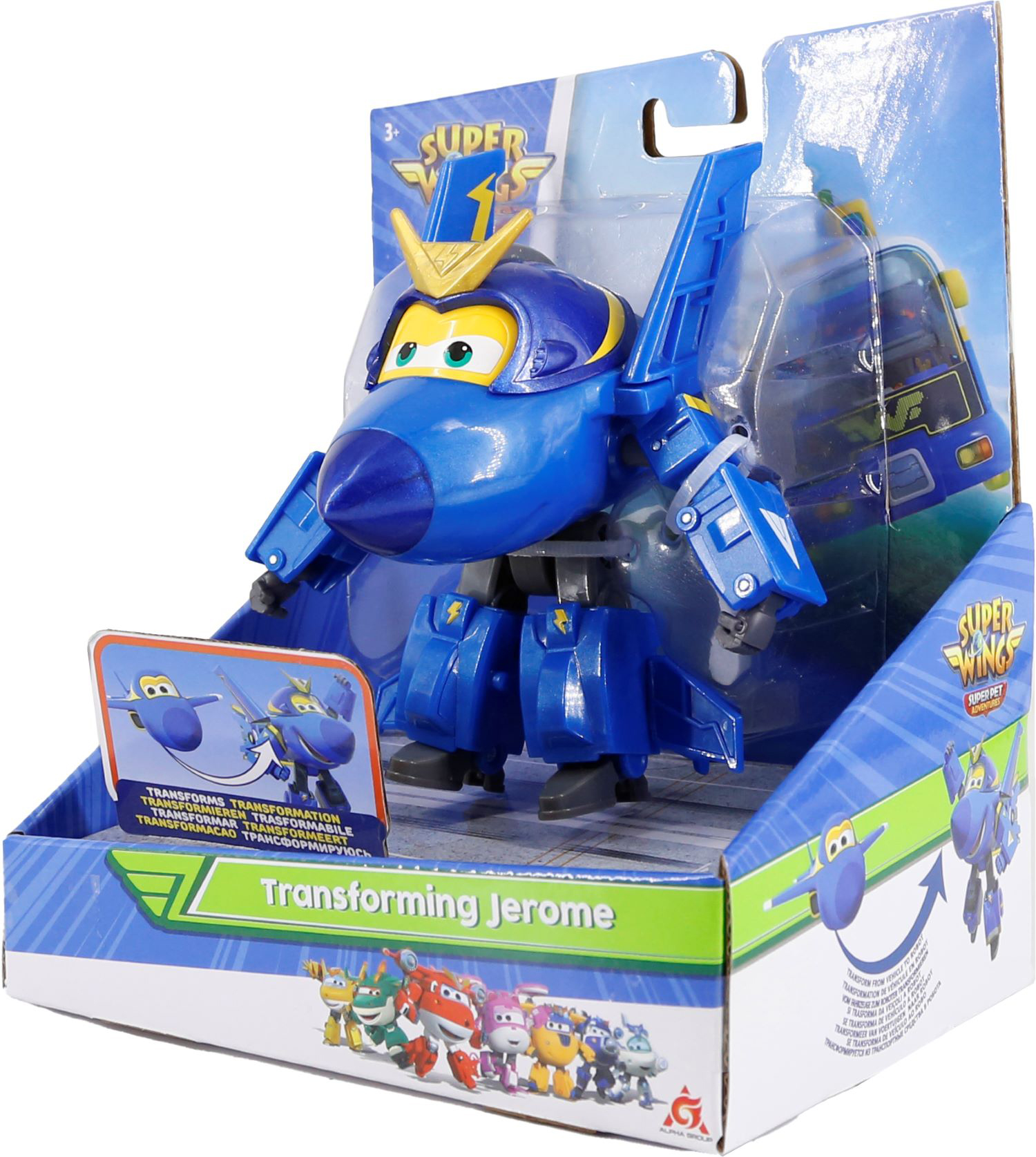 Игровая фигурка-трансформер Super Wings Transforming Джером (Jerome) (EU770230) фото 2