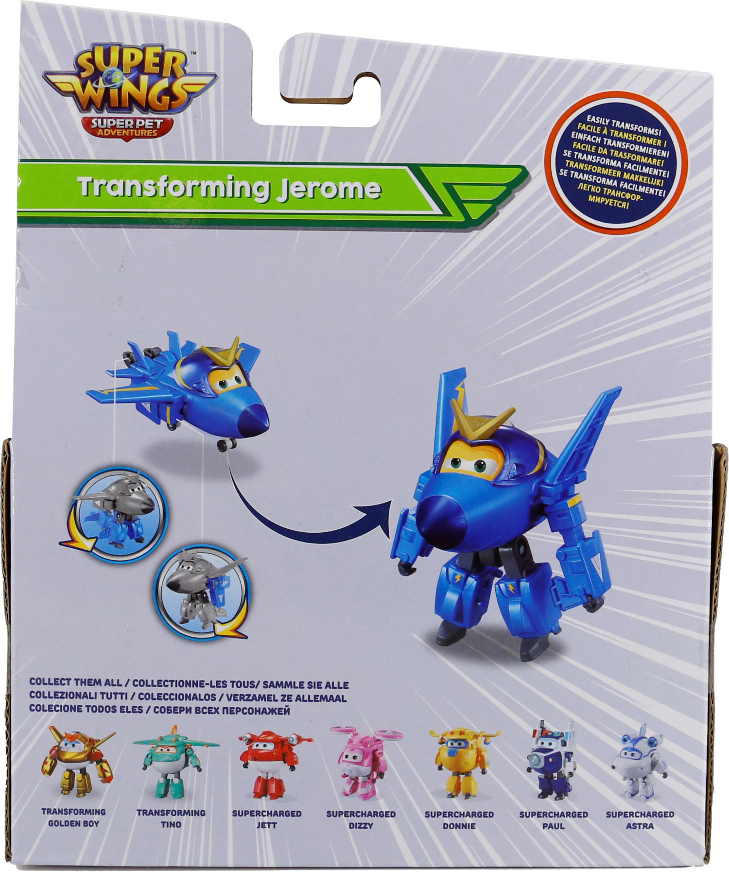 Игровая фигурка-трансформер Super Wings Transforming Джером (Jerome) (EU770230) фото 3