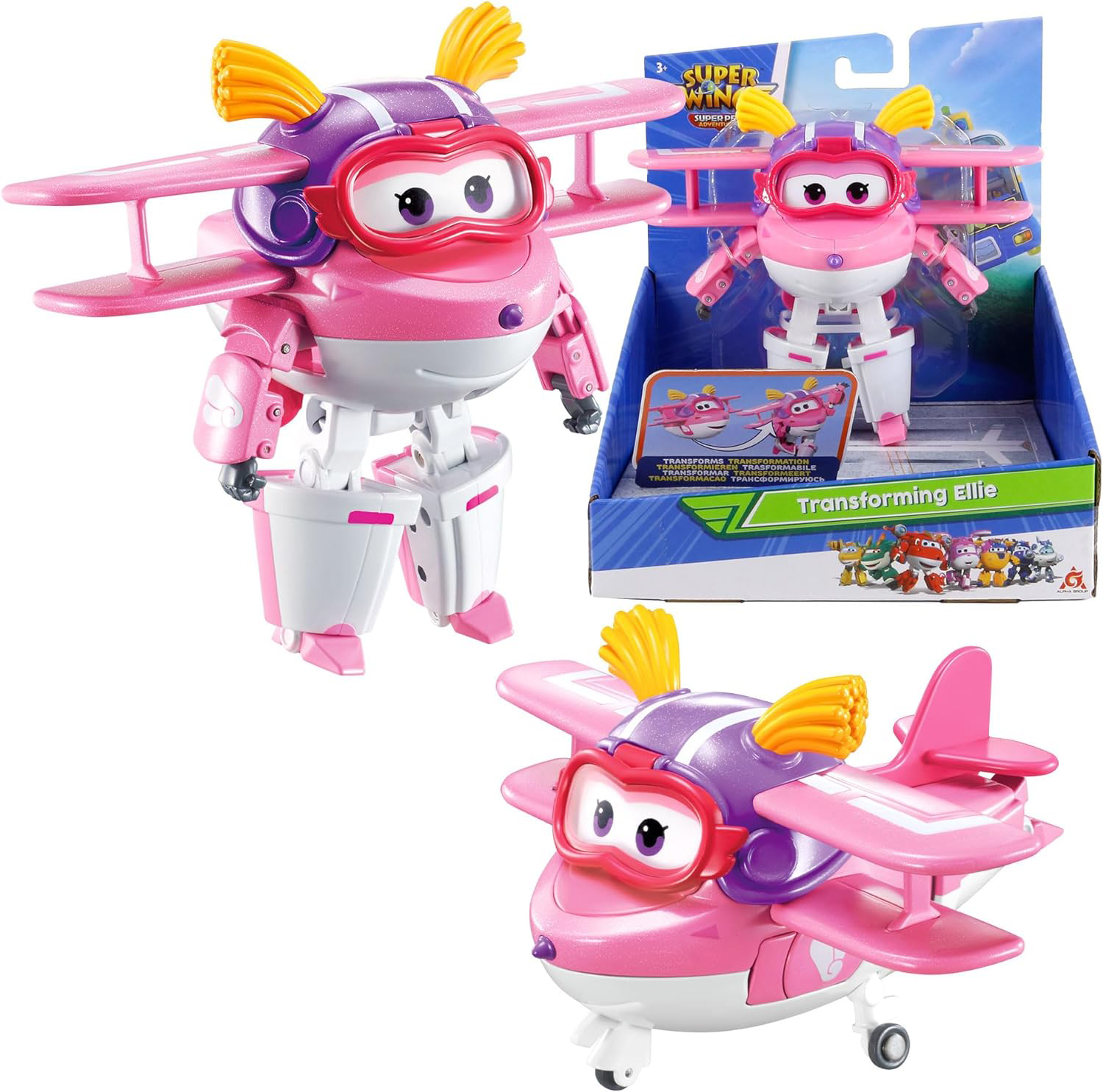 Ігрова фігурка-трансформер Super Wings Transforming Еллі (Ellie) (EU770238)фото5