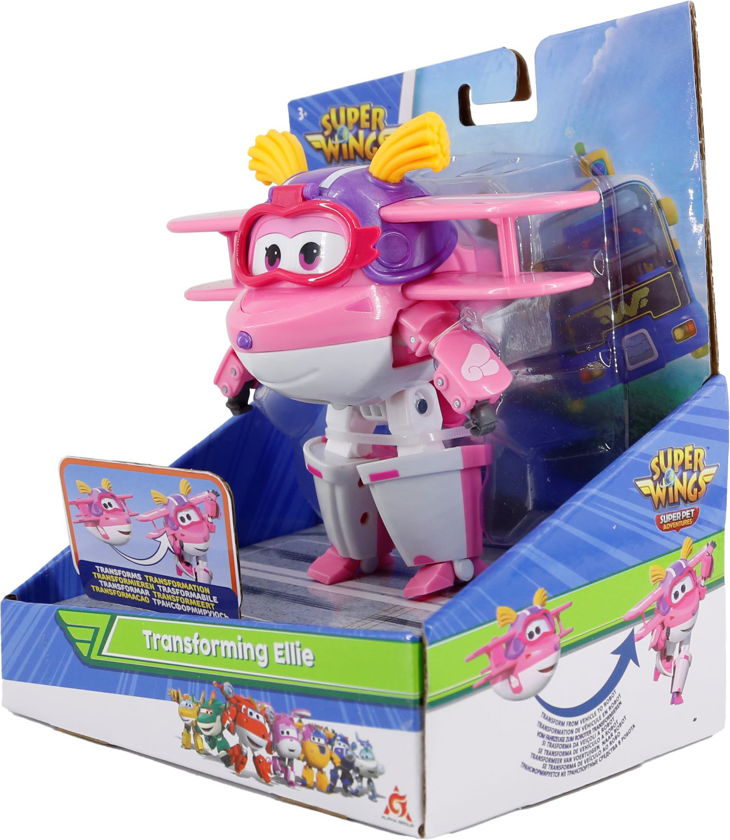 Игровая фигурка-трансформер Super Wings Transforming Элли (Ellie) (EU770238) фото 2