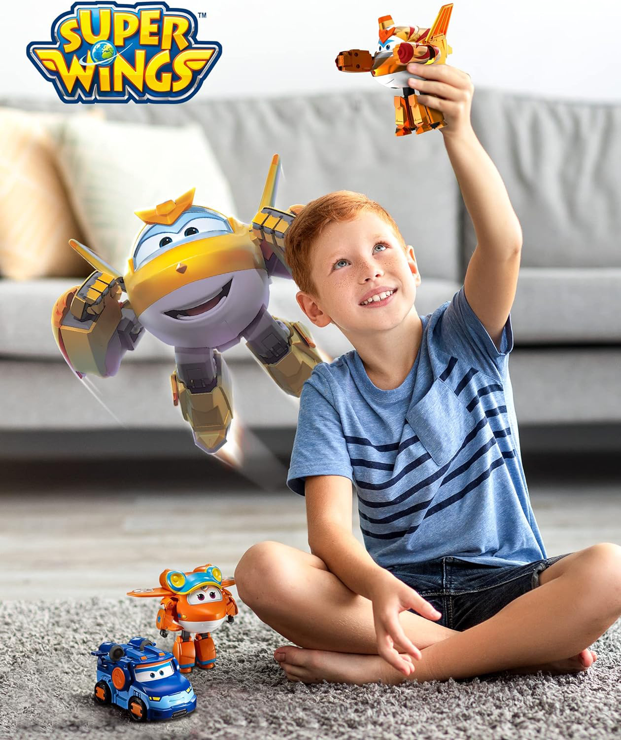 Игровая фигурка-трансформер Super Wings Transforming Золотой Мальчик (Golden Boy), (EU750231) фото 8