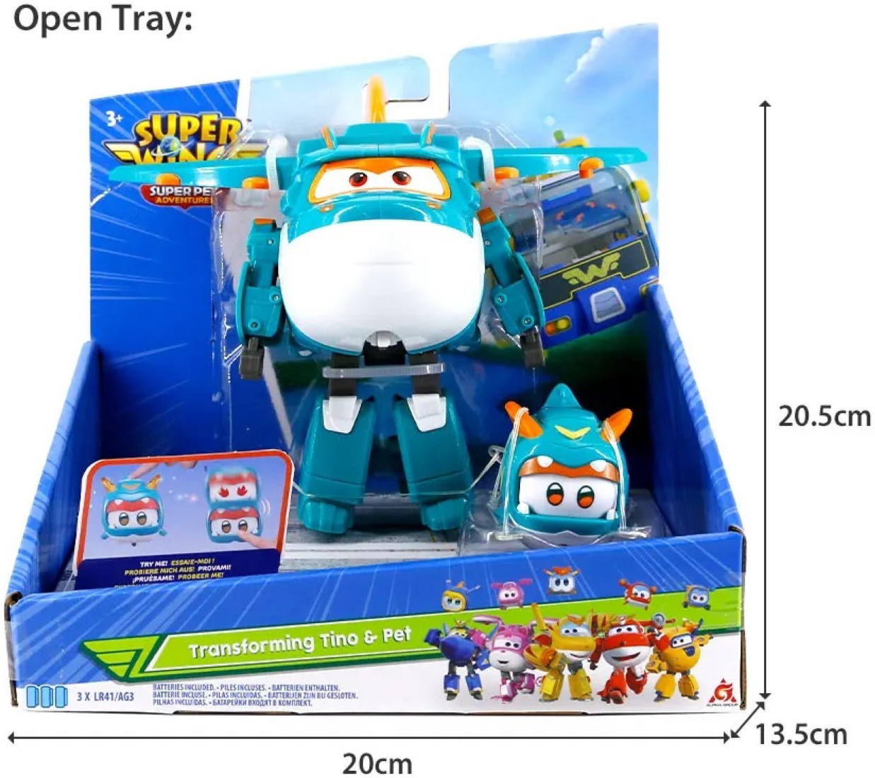 Игровой набор Super Wings Transforming Тено и любимец (EU770447) фото 6