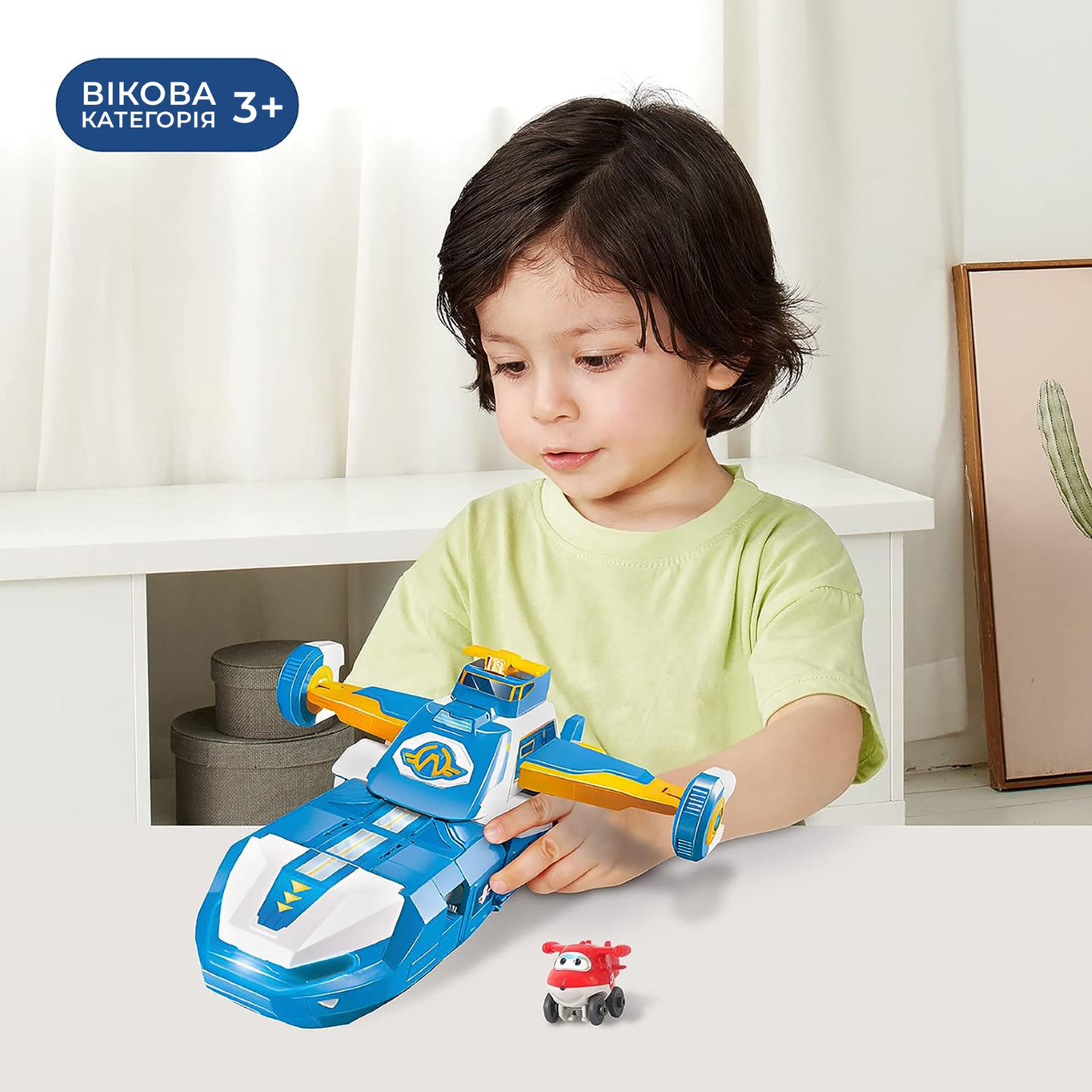 Игровой набор Super Wings Transforming Aircraft Воздушная База Робот, свет, звук (EU760888) фото 12