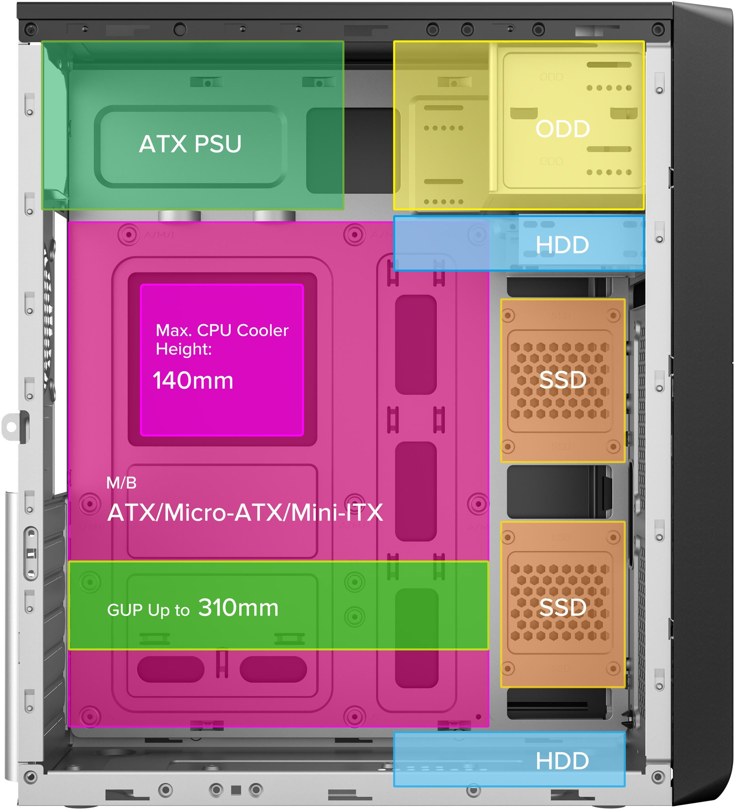 Корпус 2E TeamX TMX01 фото 11