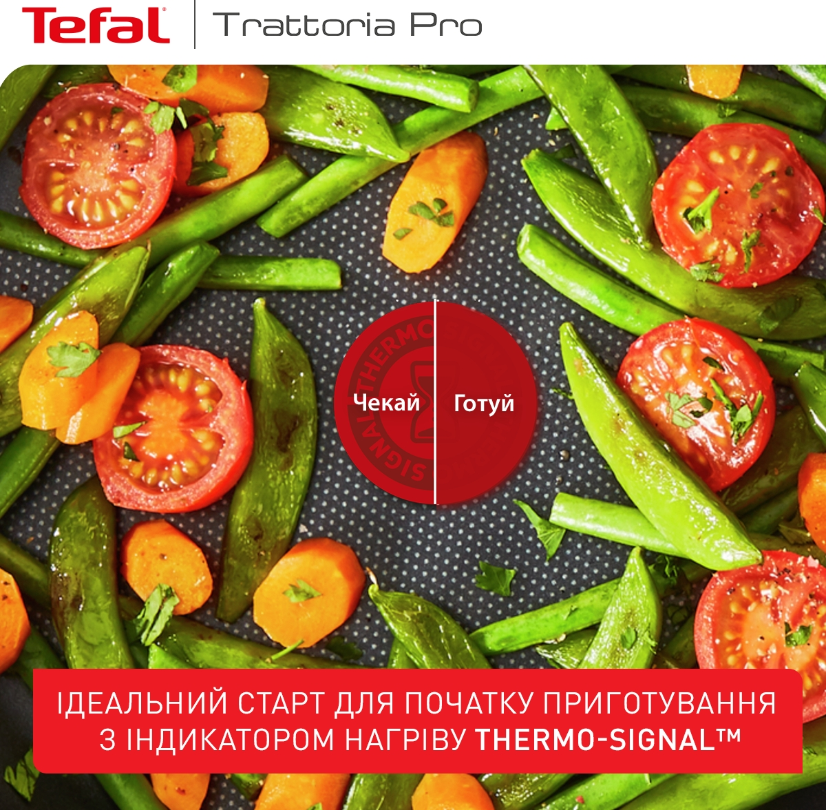 Сковорода Tefal Trattoria Pro, 26см, сірий (G6120544)фото6