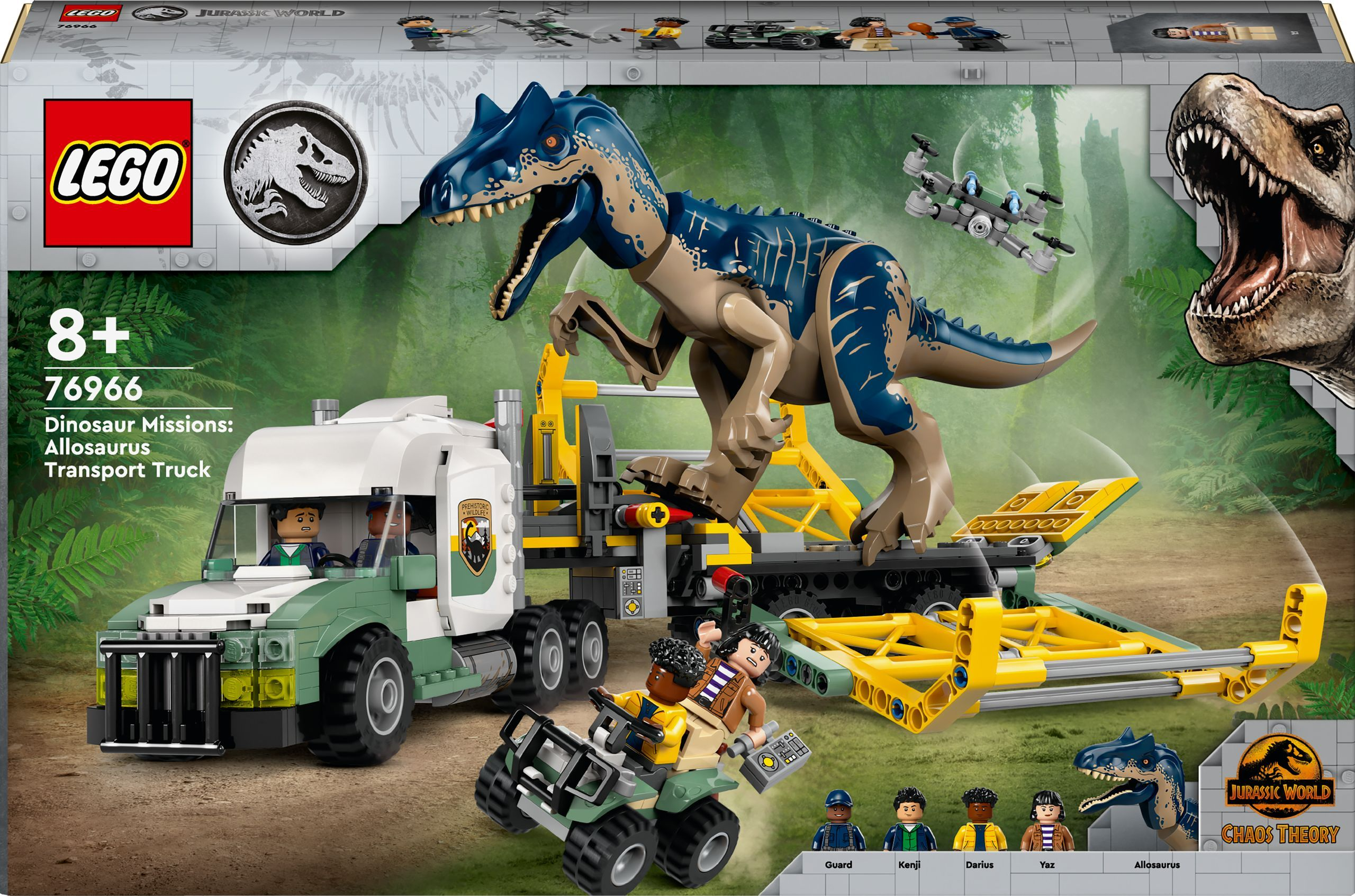 Конструктор LEGO 76966 Jurassic World Миссии динозавров: Грузовик для перевозки алозавра фото 2