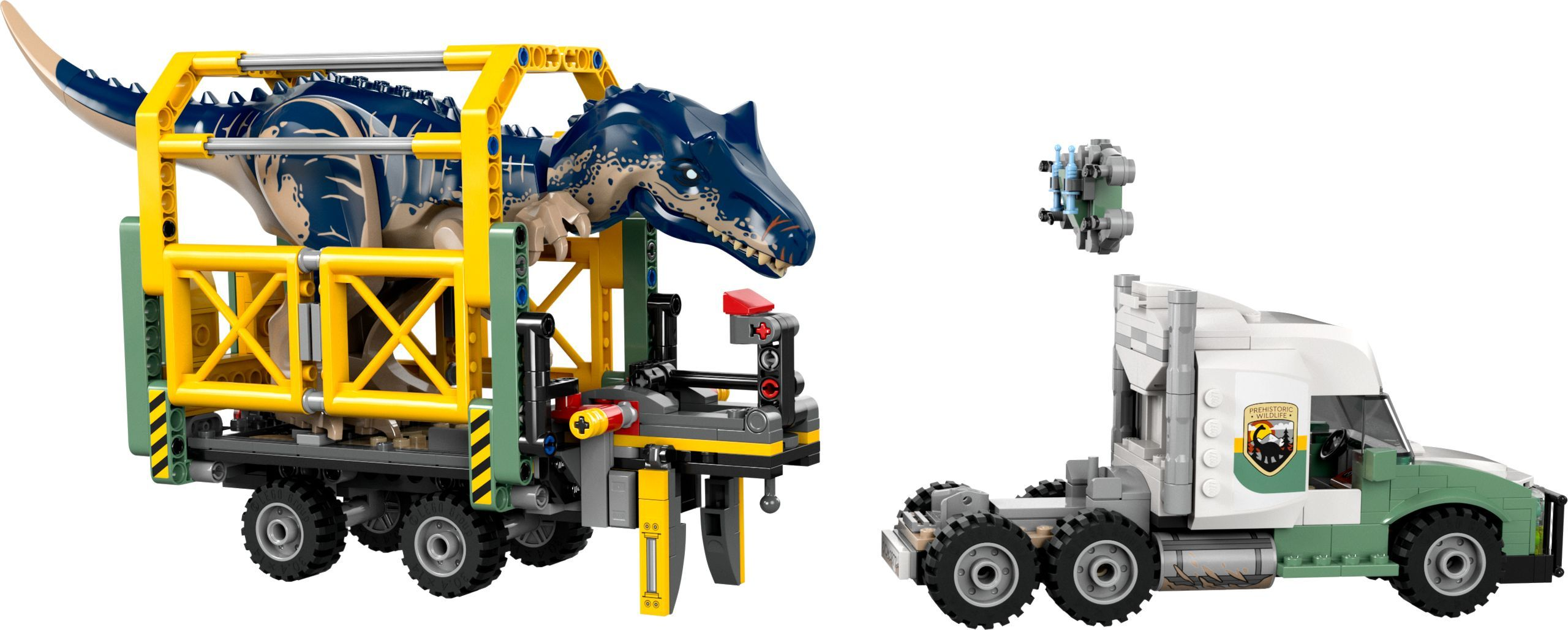 Конструктор LEGO 76966 Jurassic World Місії динозаврів: Вантажівка для перевезення алозаврафото7