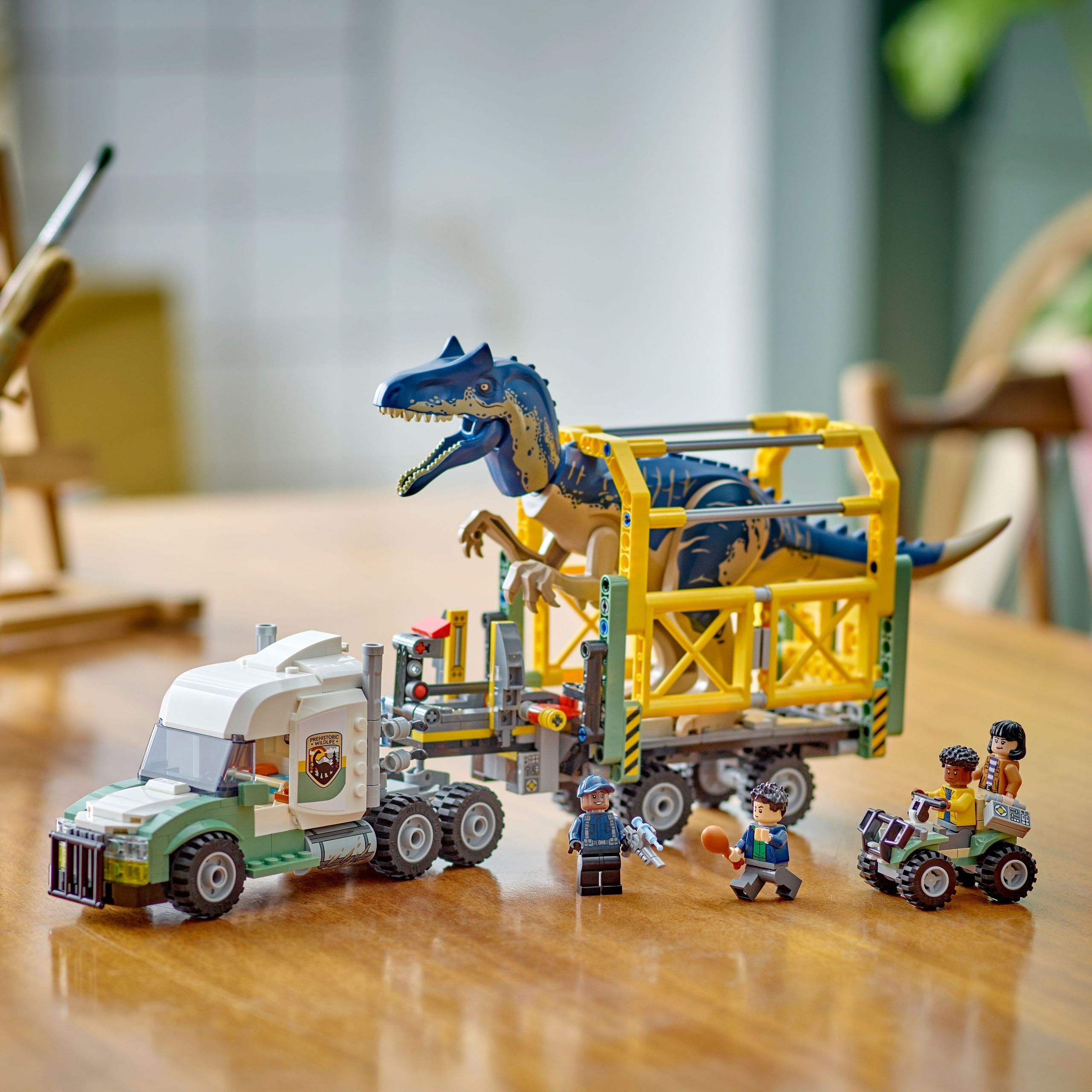 Конструктор LEGO 76966 Jurassic World Місії динозаврів: Вантажівка для перевезення алозаврафото36