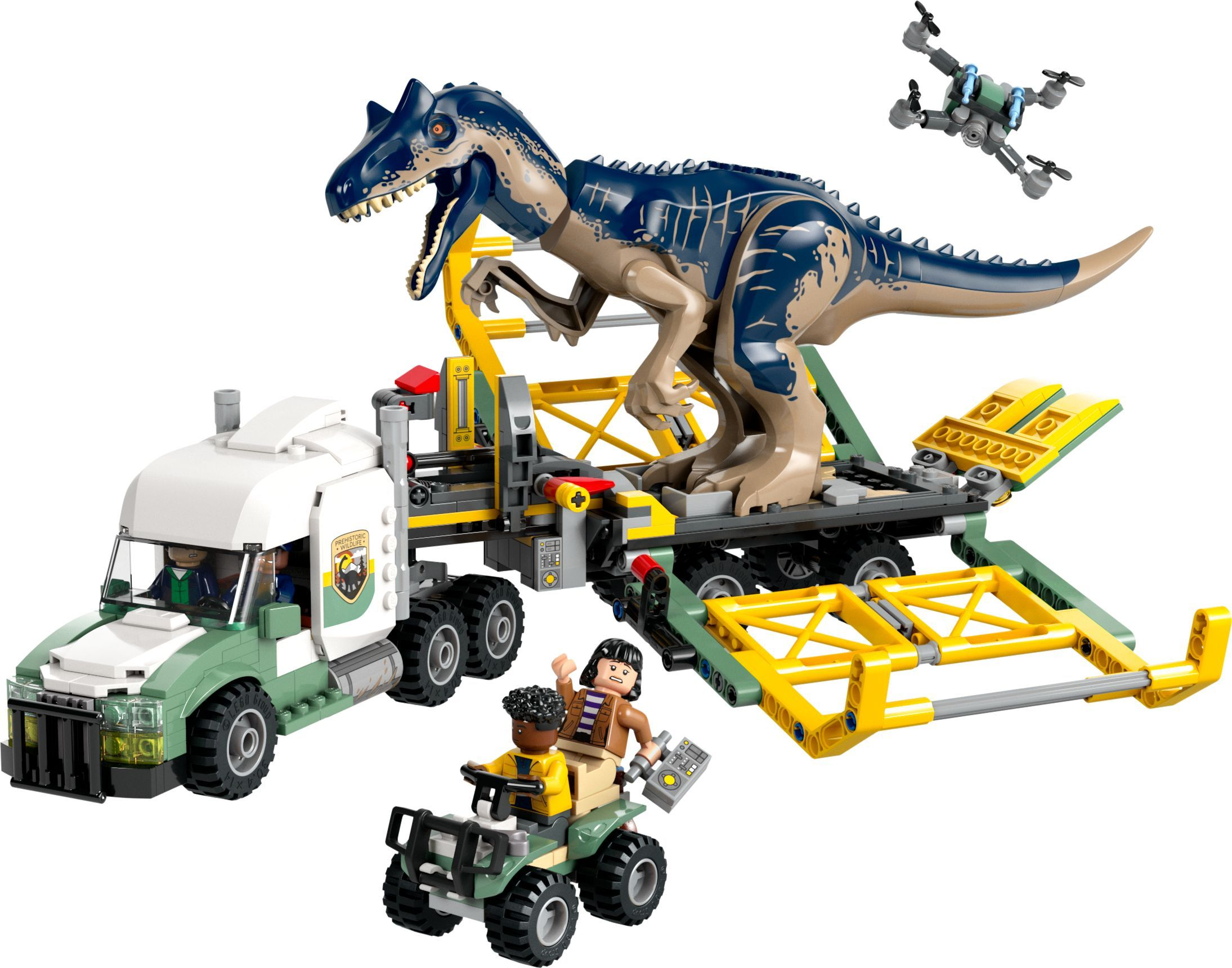 Конструктор LEGO 76966 Jurassic World Місії динозаврів: Вантажівка для перевезення алозаврафото4