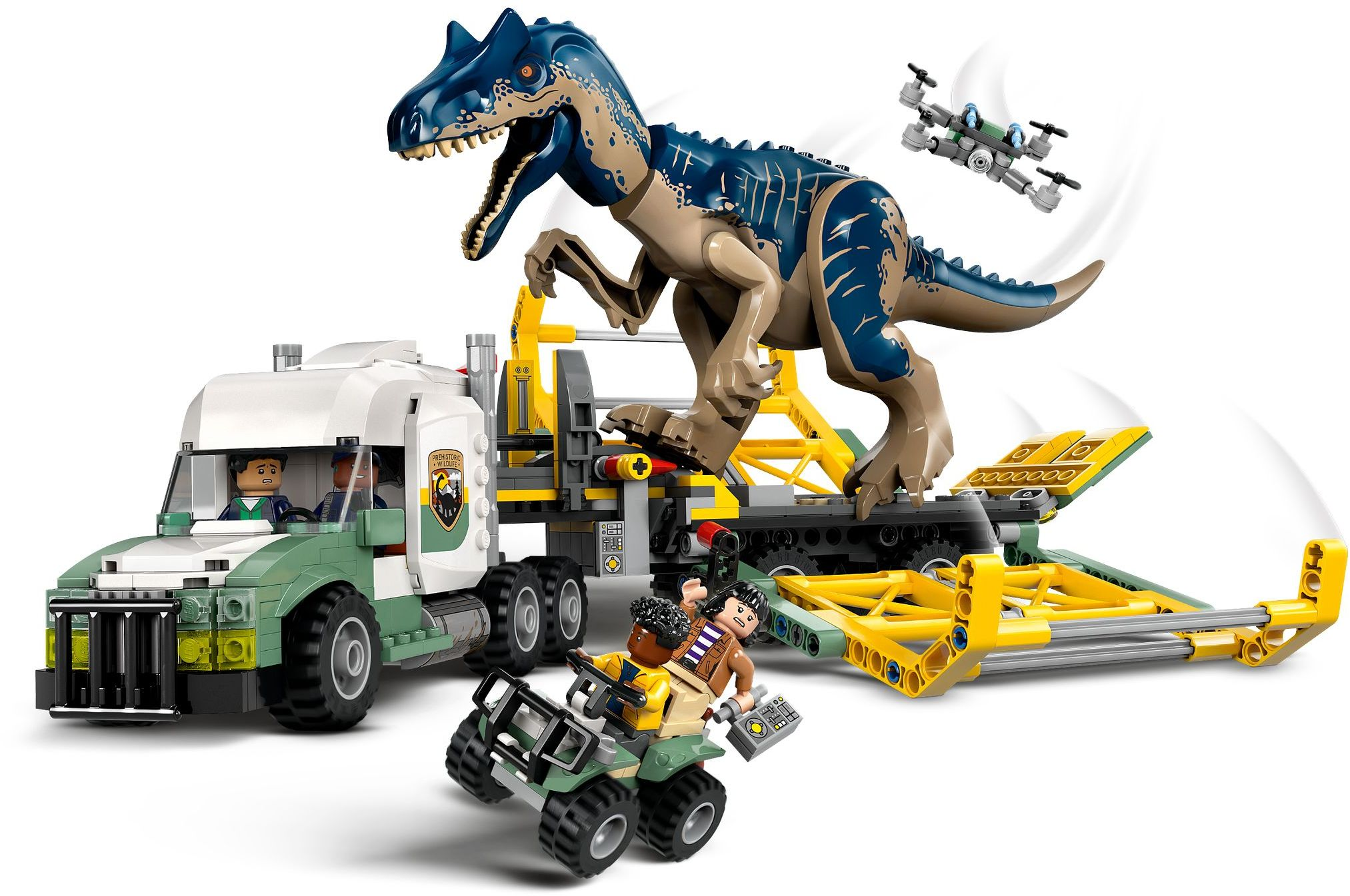 Конструктор LEGO 76966 Jurassic World Миссии динозавров: Грузовик для перевозки алозавра фото 5