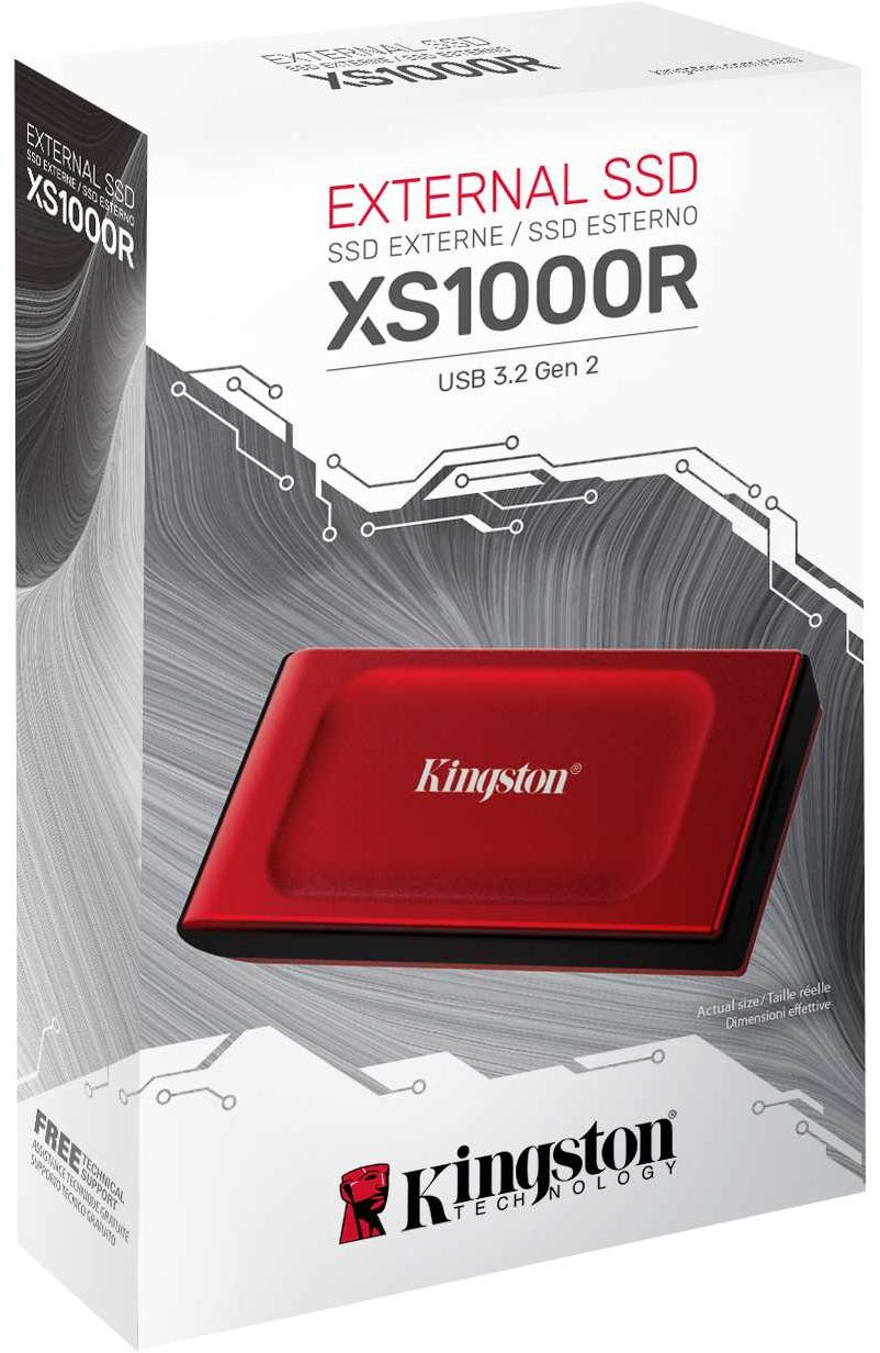 Портативний SSD Kingston XS1000 Portable 1000GB USB 3.2 Gen 2 (SXS1000R/1000G)фото5