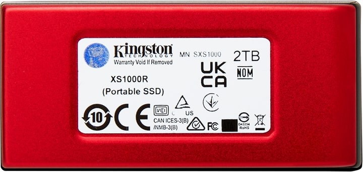 Портативный SSD Kingston XS1000 Portable 2000GB USB 3.2 Gen 2 (SXS1000R/2000G) фото 3